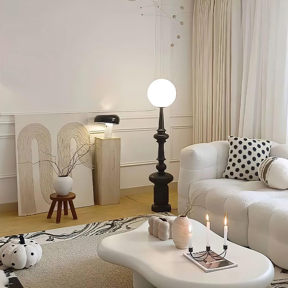 Riroxen Floor Lamp Roman Column