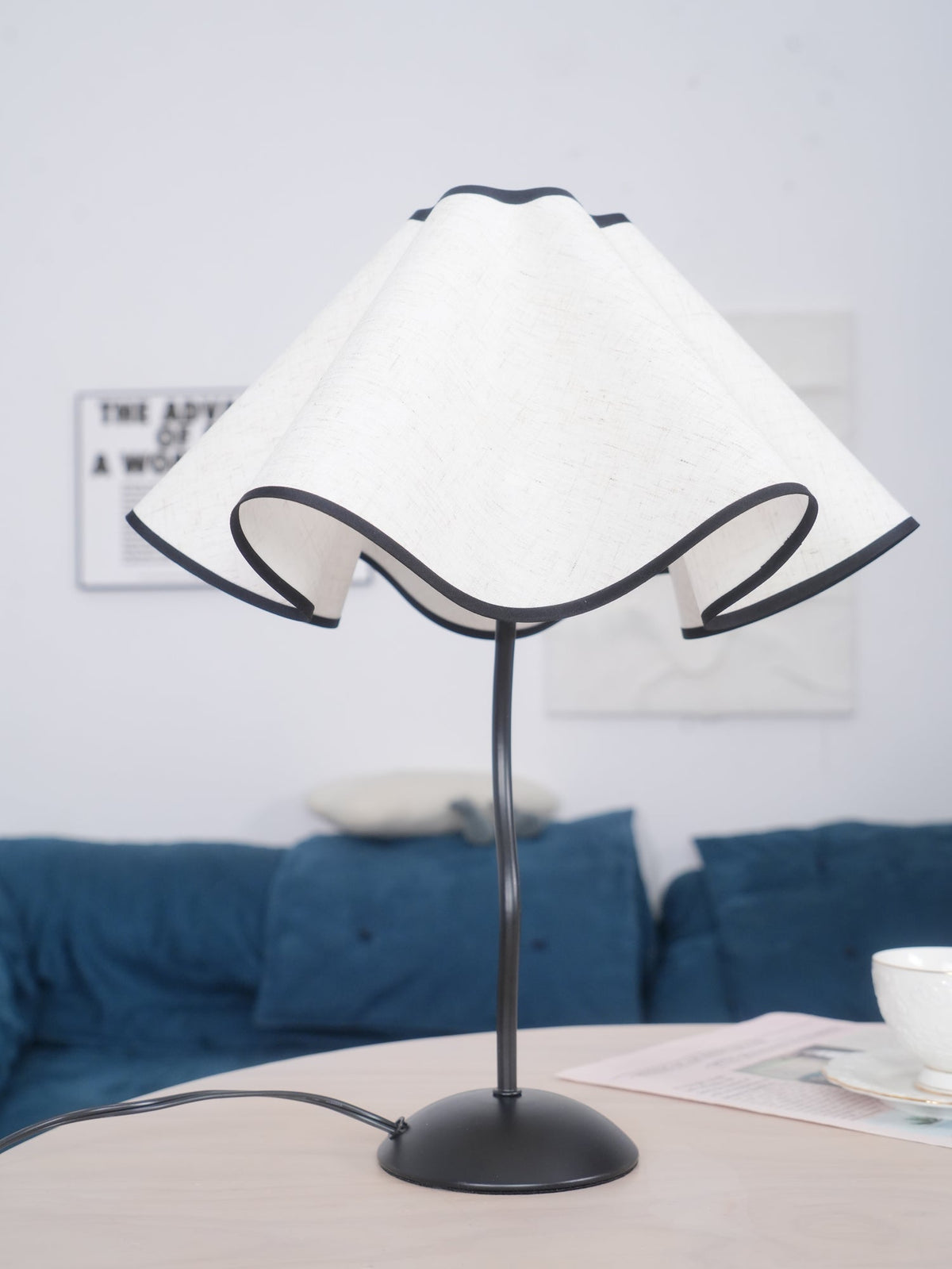 Luminova Fabric Artistic Table Lamp