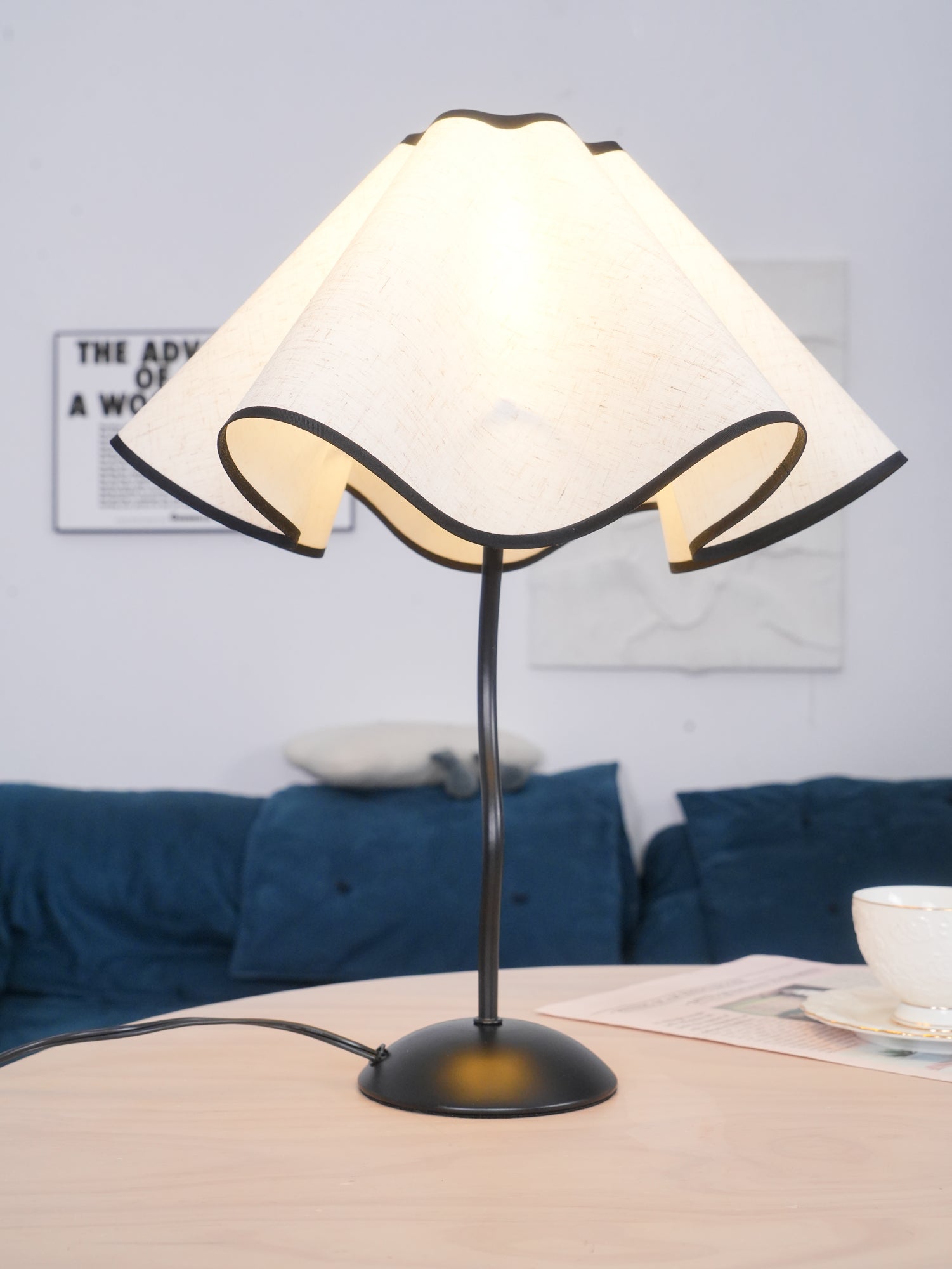 Luminova Fabric Artistic Table Lamp