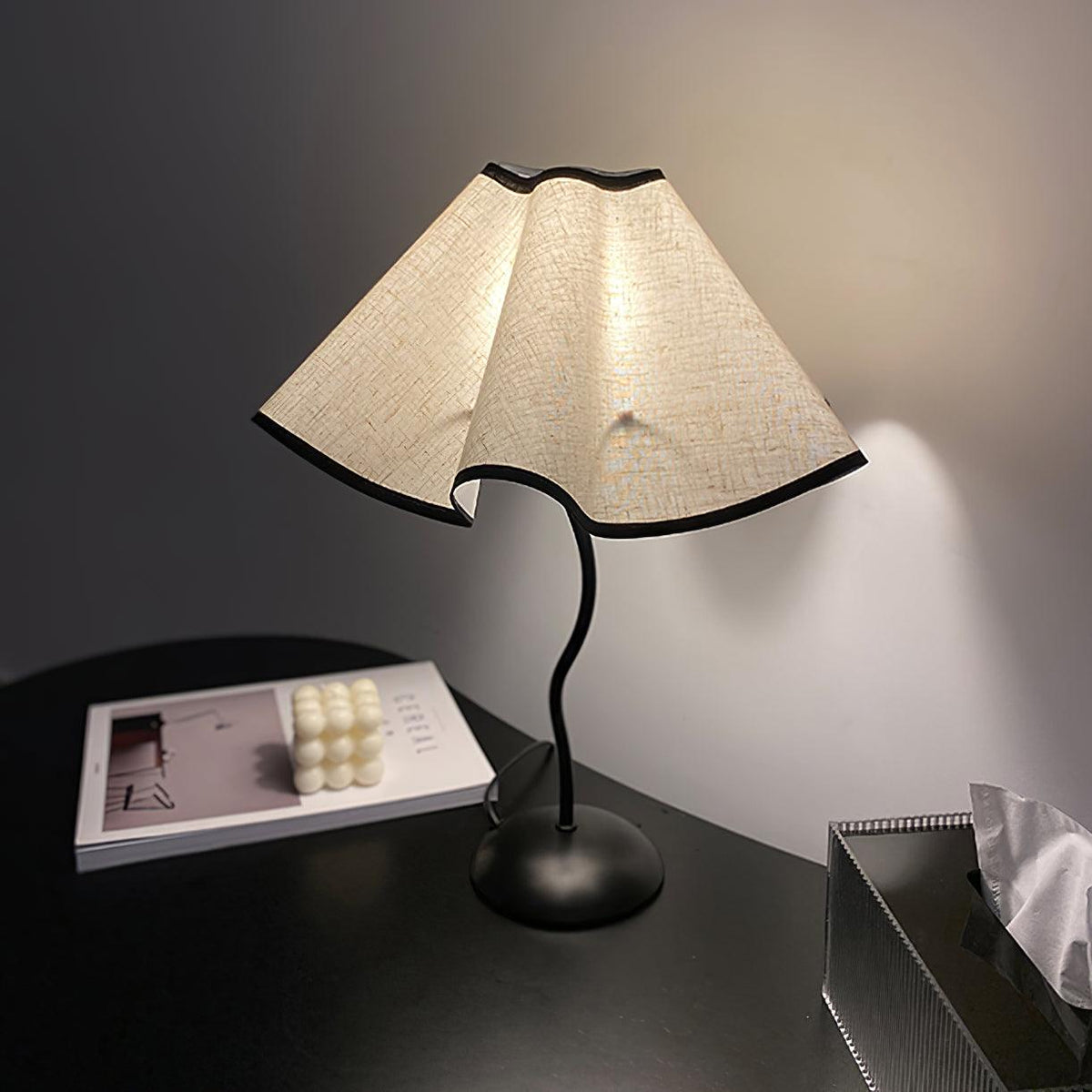 Luminova Fabric Artistic Table Lamp
