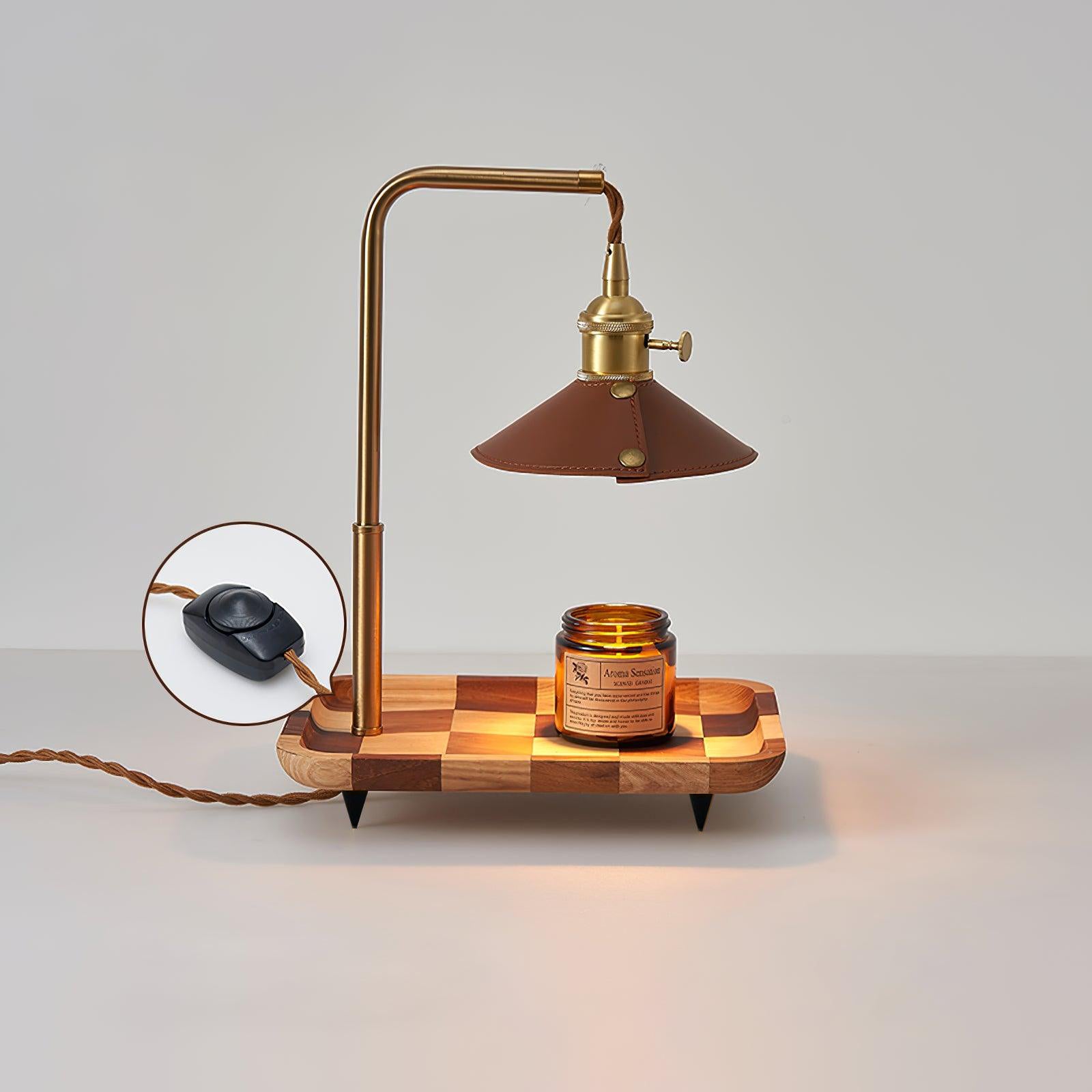 Aol Modern Wood Table Lamp