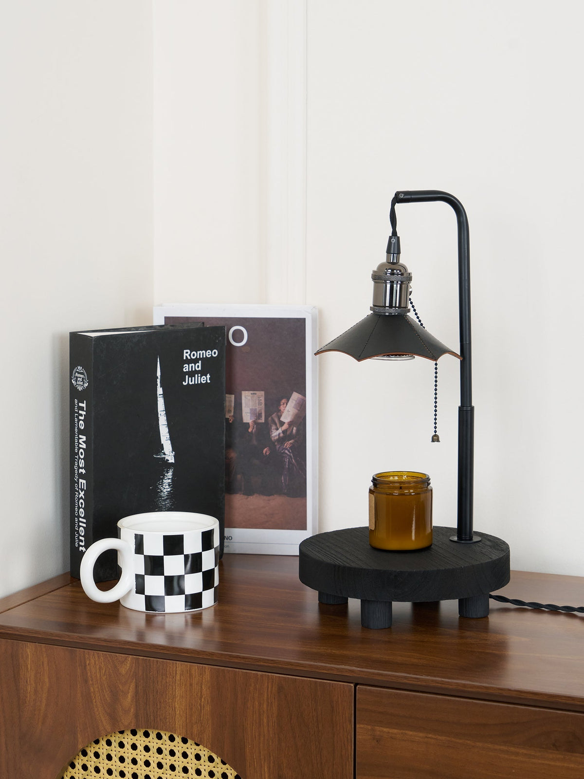 Christian Modern Wood Table Lamp