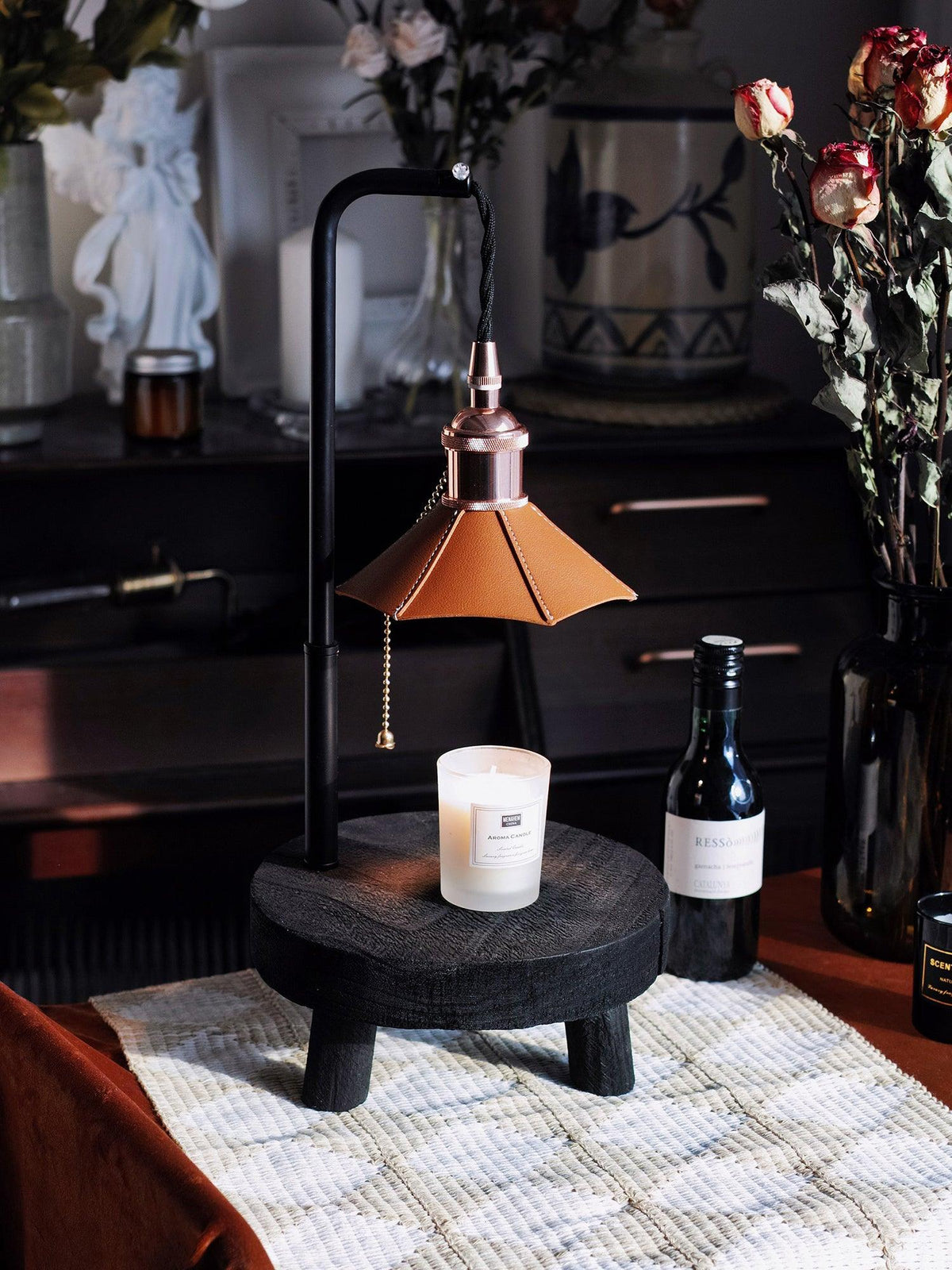 Christian Modern Wood Table Lamp