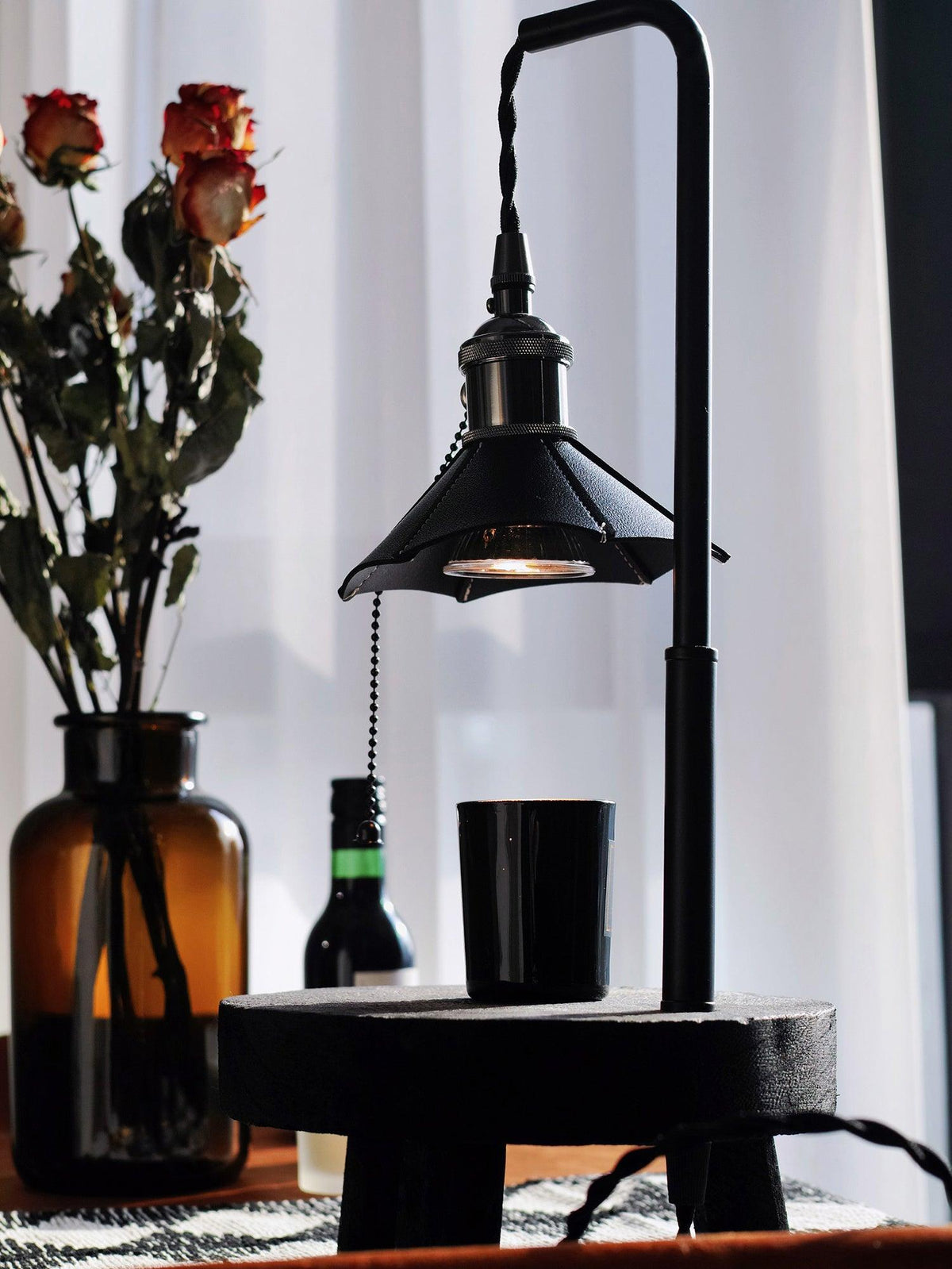 Christian Modern Wood Table Lamp