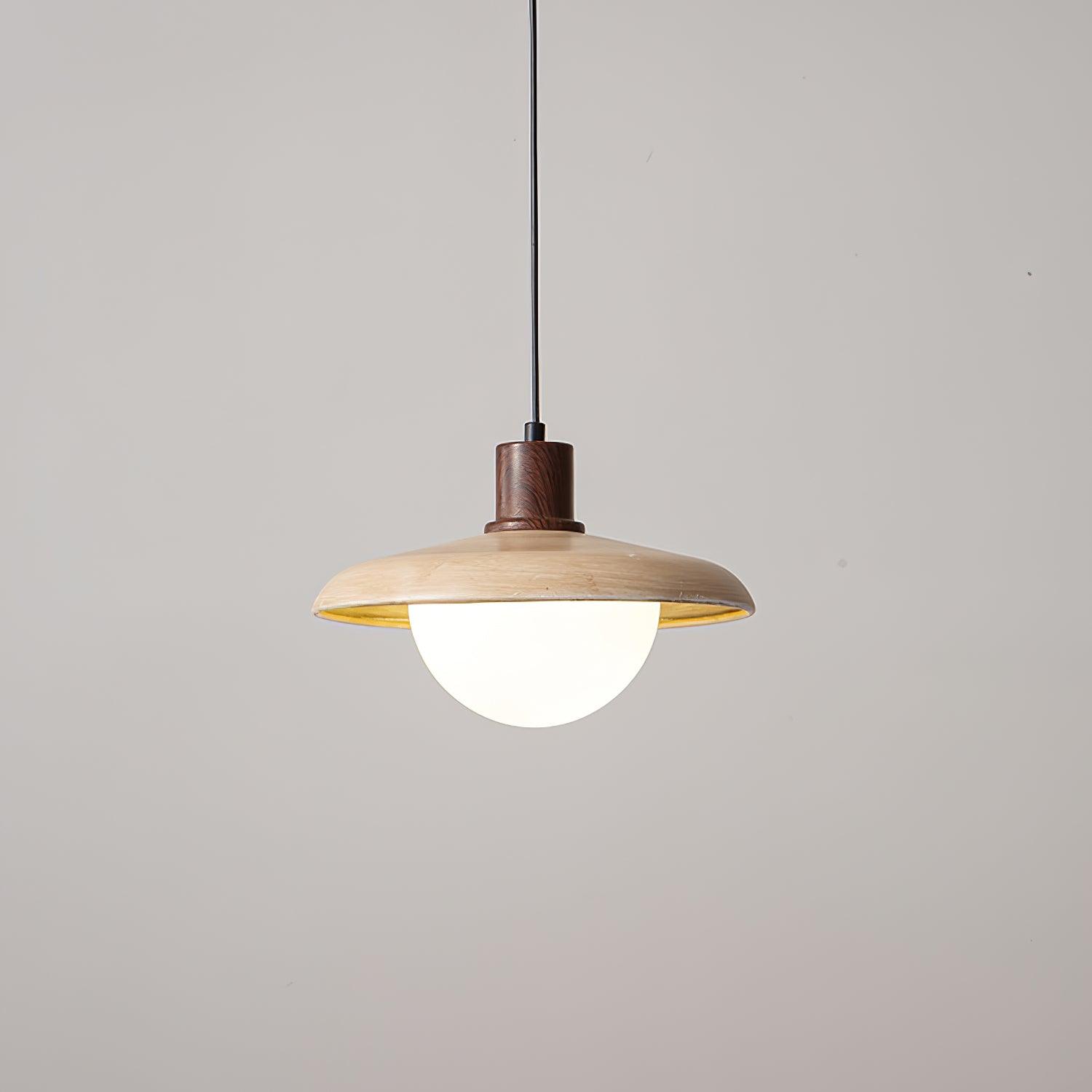 Woodora Plug-In Pendant Light - Neutral Decor