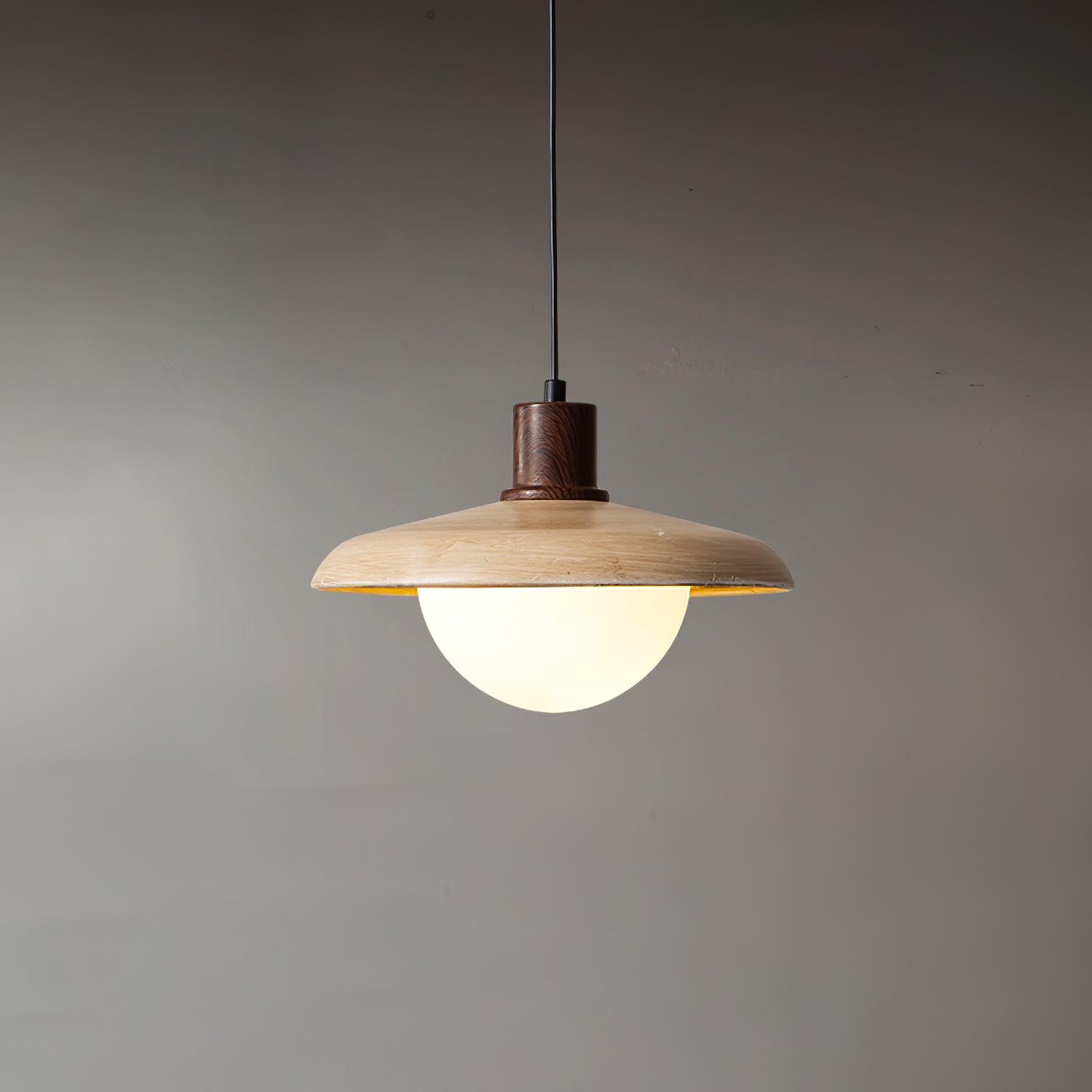 Woodora Plug-In Pendant Light - Neutral Decor
