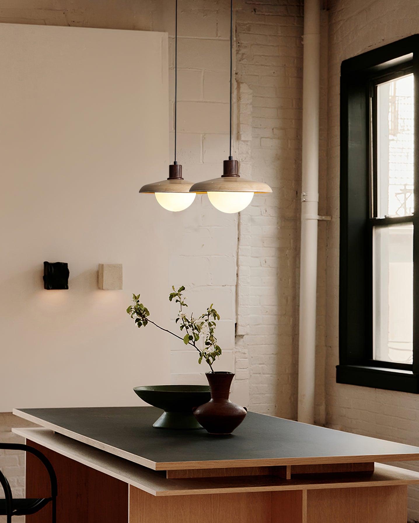 Woodora Plug-In Pendant Light - Neutral Decor