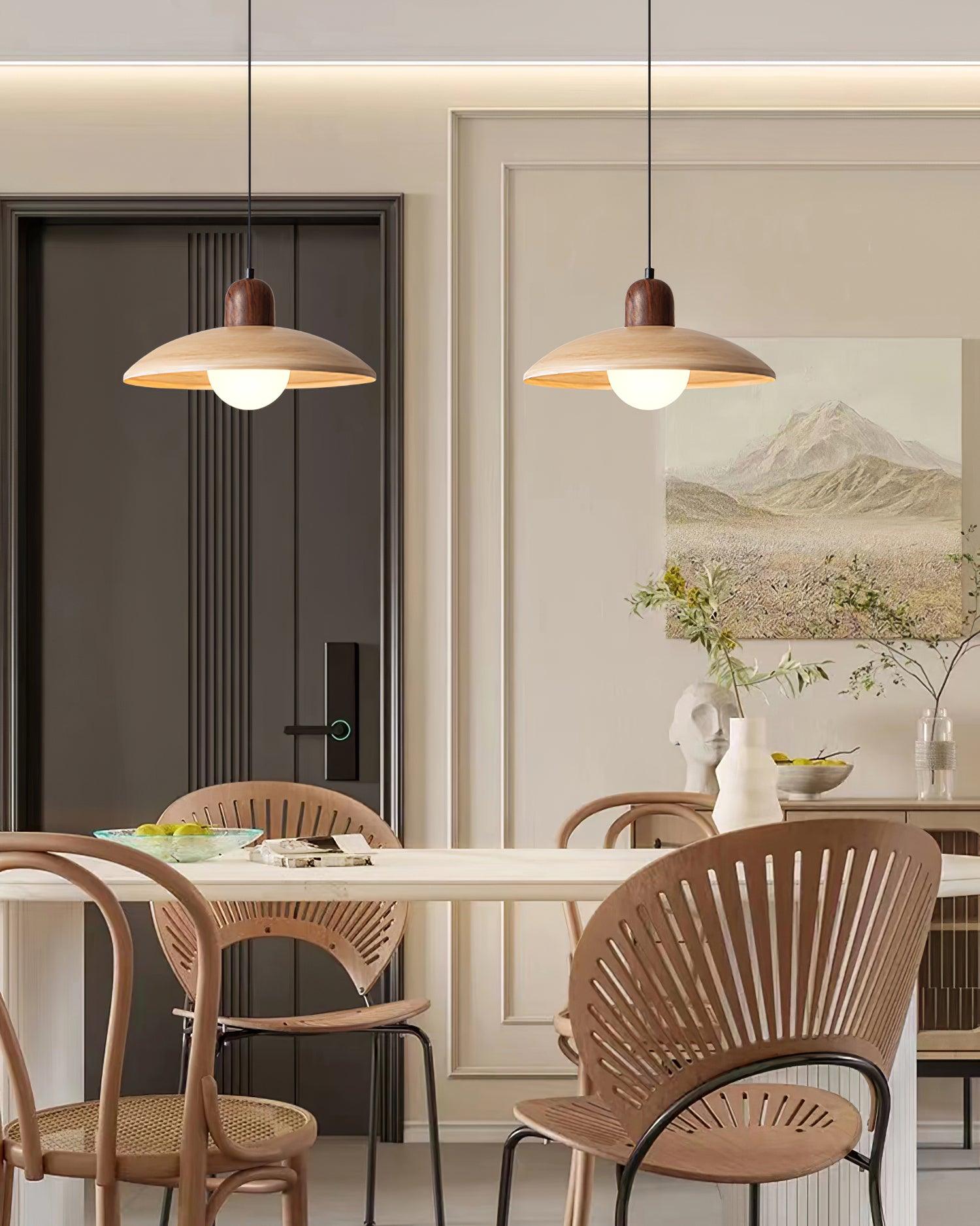 Woodora Plug-In Pendant Light - Neutral Decor