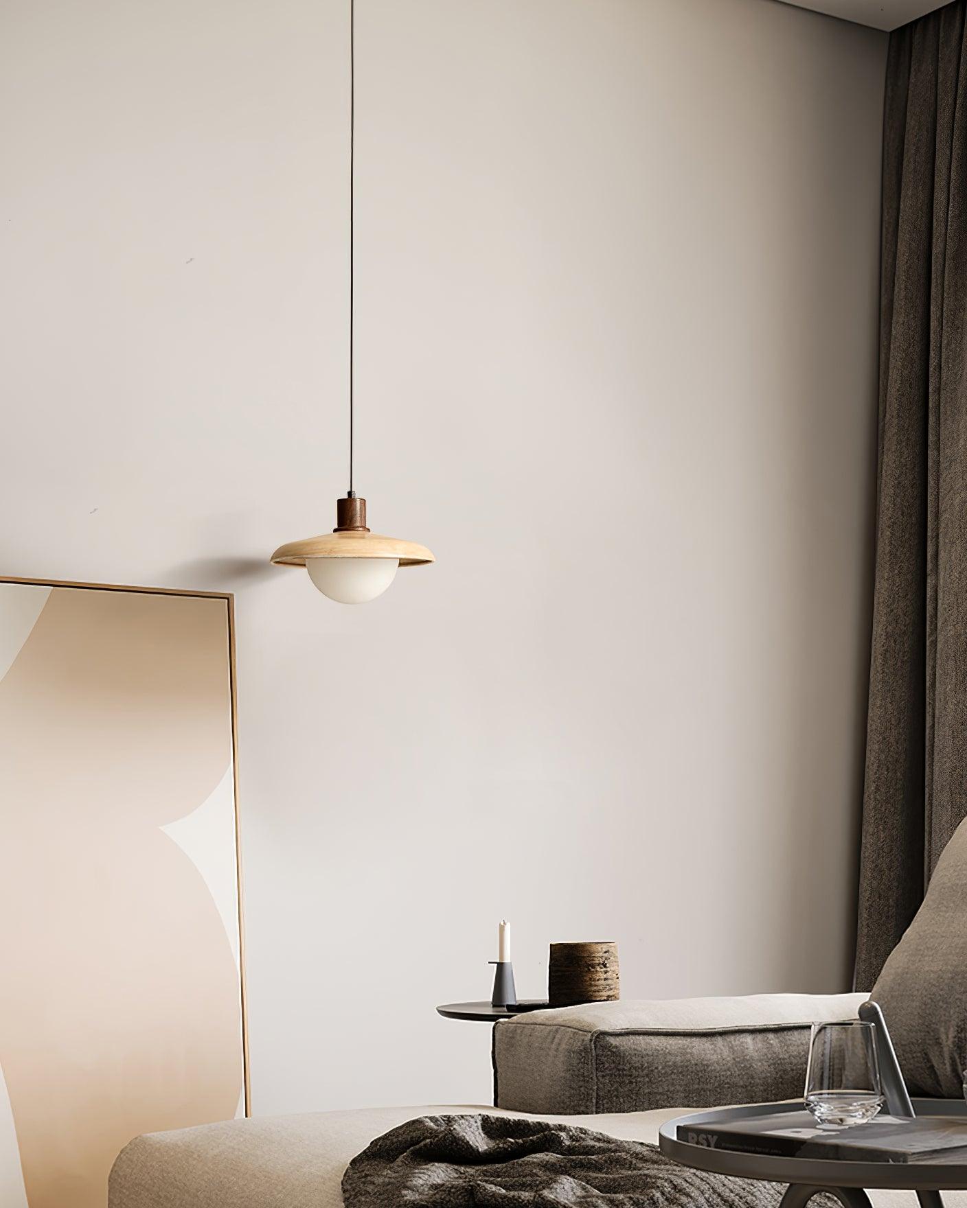Woodora Plug-In Pendant Light - Neutral Decor