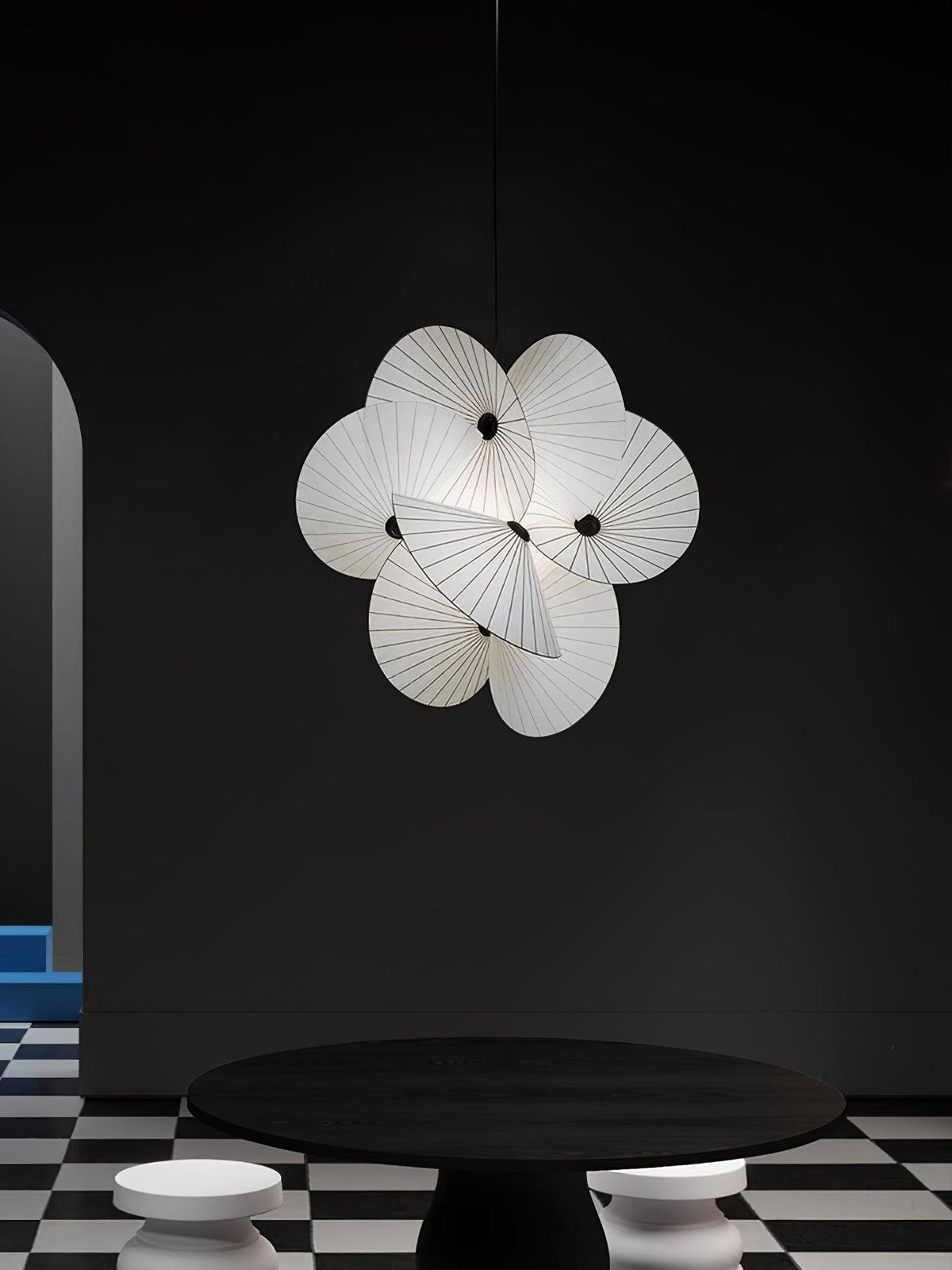 Solarare Fabric Artistic Pendant Light
