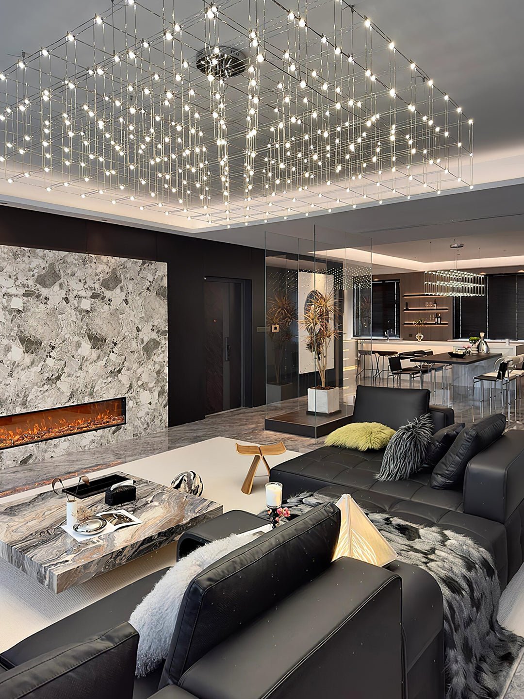 Avtalan Postmodern Luxury Cube Pendant Light