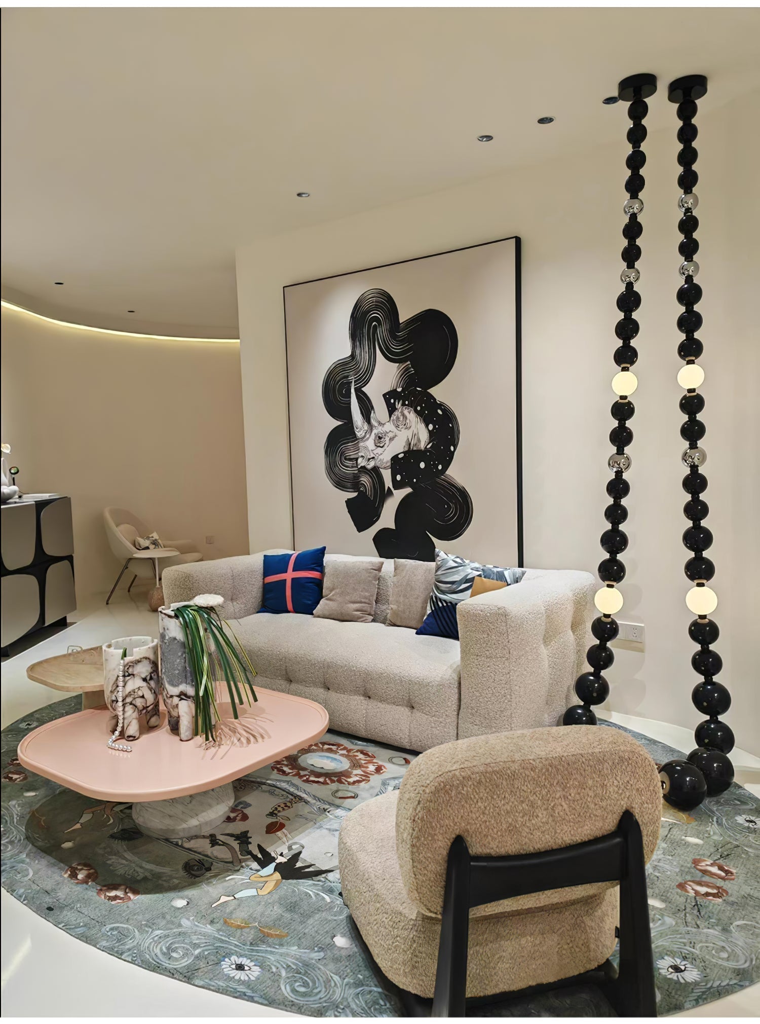 Nysolisra Modern Glass Chandelier