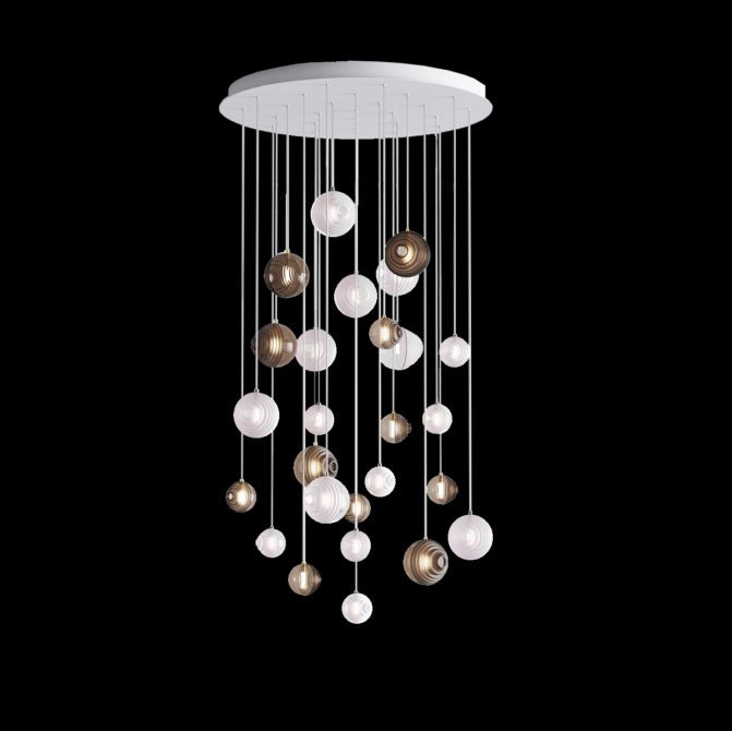 Celestial Orbit Cascade Chandelier