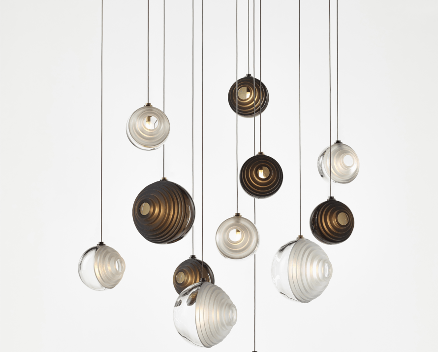 Celestial Orbit Cascade Chandelier