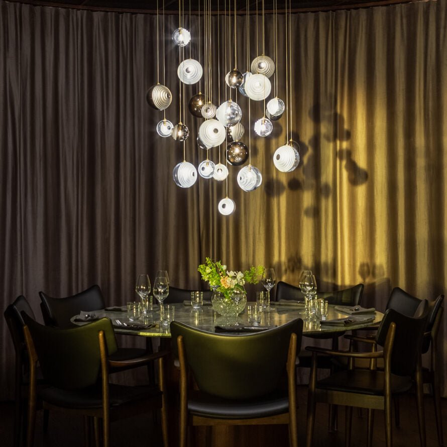 Celestial Orbit Cascade Chandelier