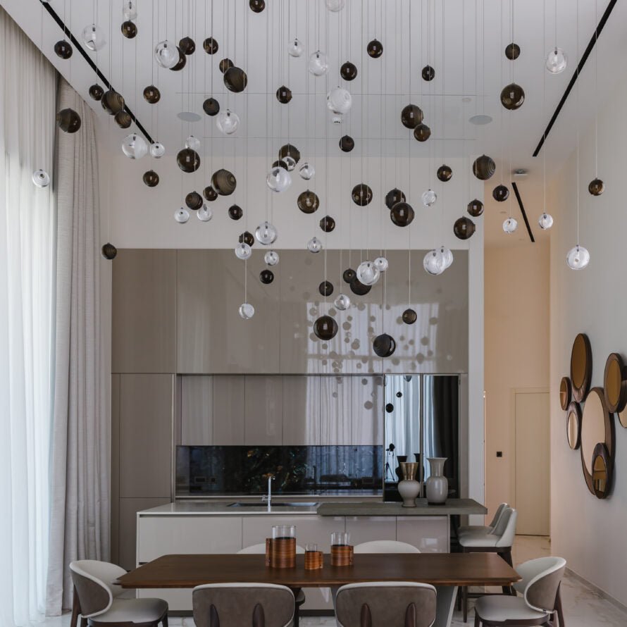 Celestial Orbit Cascade Chandelier