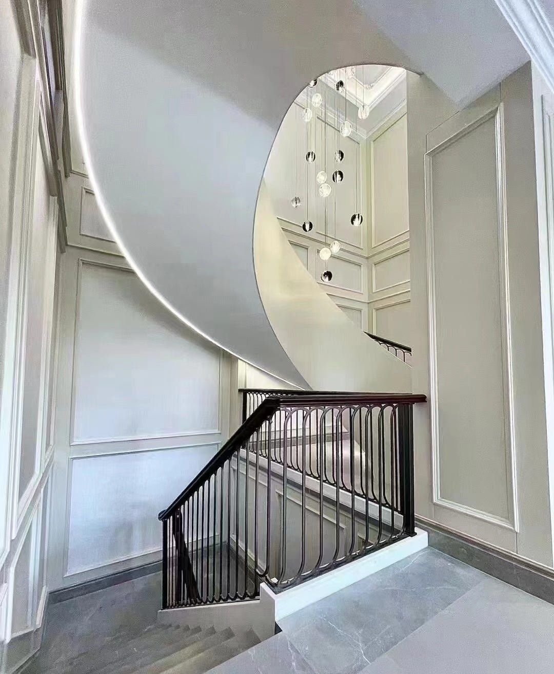 Celestial Orbit Cascade Chandelier