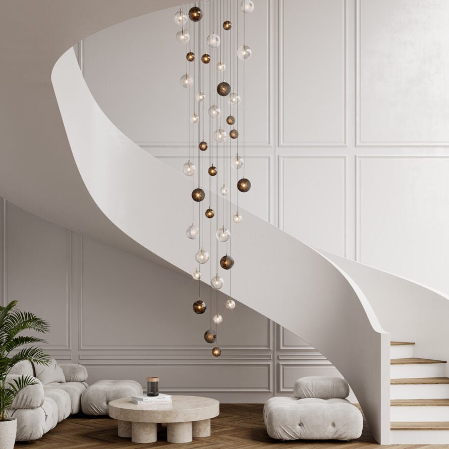 Celestial Orbit Cascade Chandelier