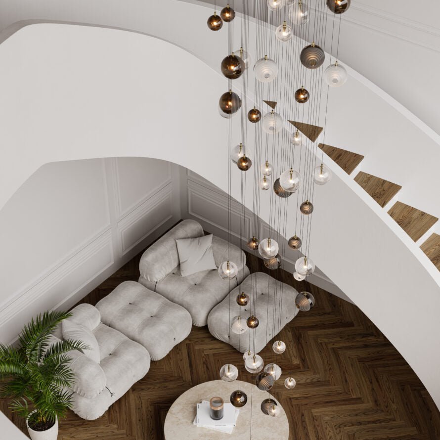 Celestial Orbit Cascade Chandelier