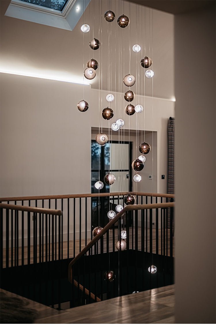 Celestial Orbit Cascade Chandelier