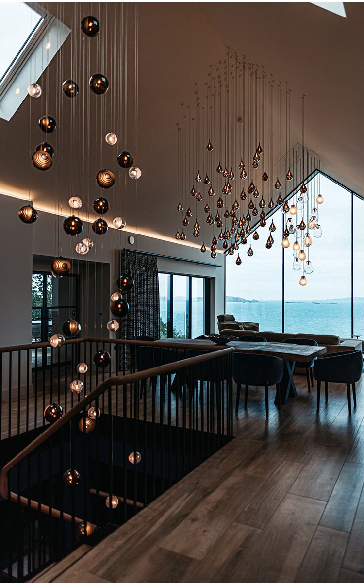 Celestial Orbit Cascade Chandelier
