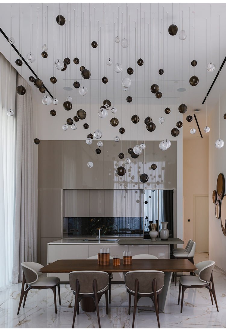 Celestial Orbit Cascade Chandelier
