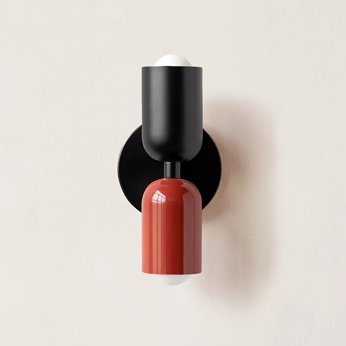 Teriielle Wall Lamp Green Black Minimalist Plug-In