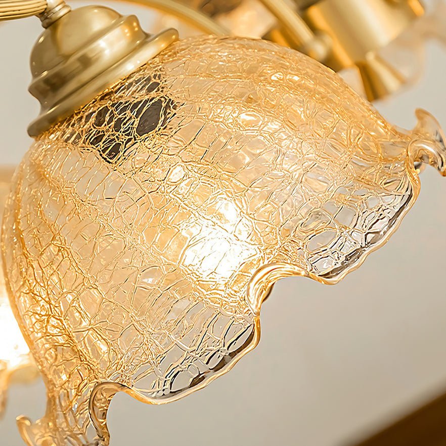 Orchid Vintage Glass Chandelier