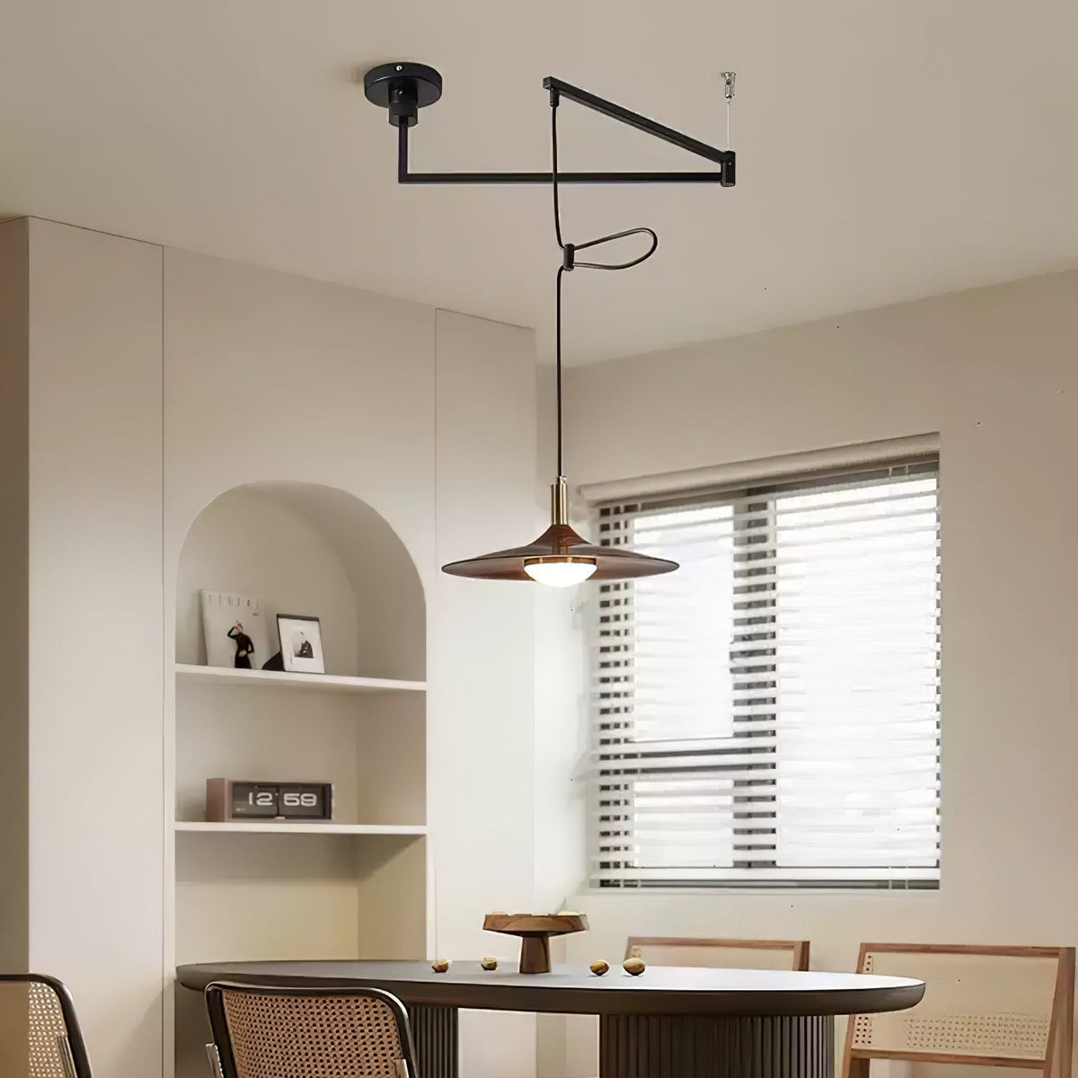 Qylor Swing Arm Pendant Lamp
