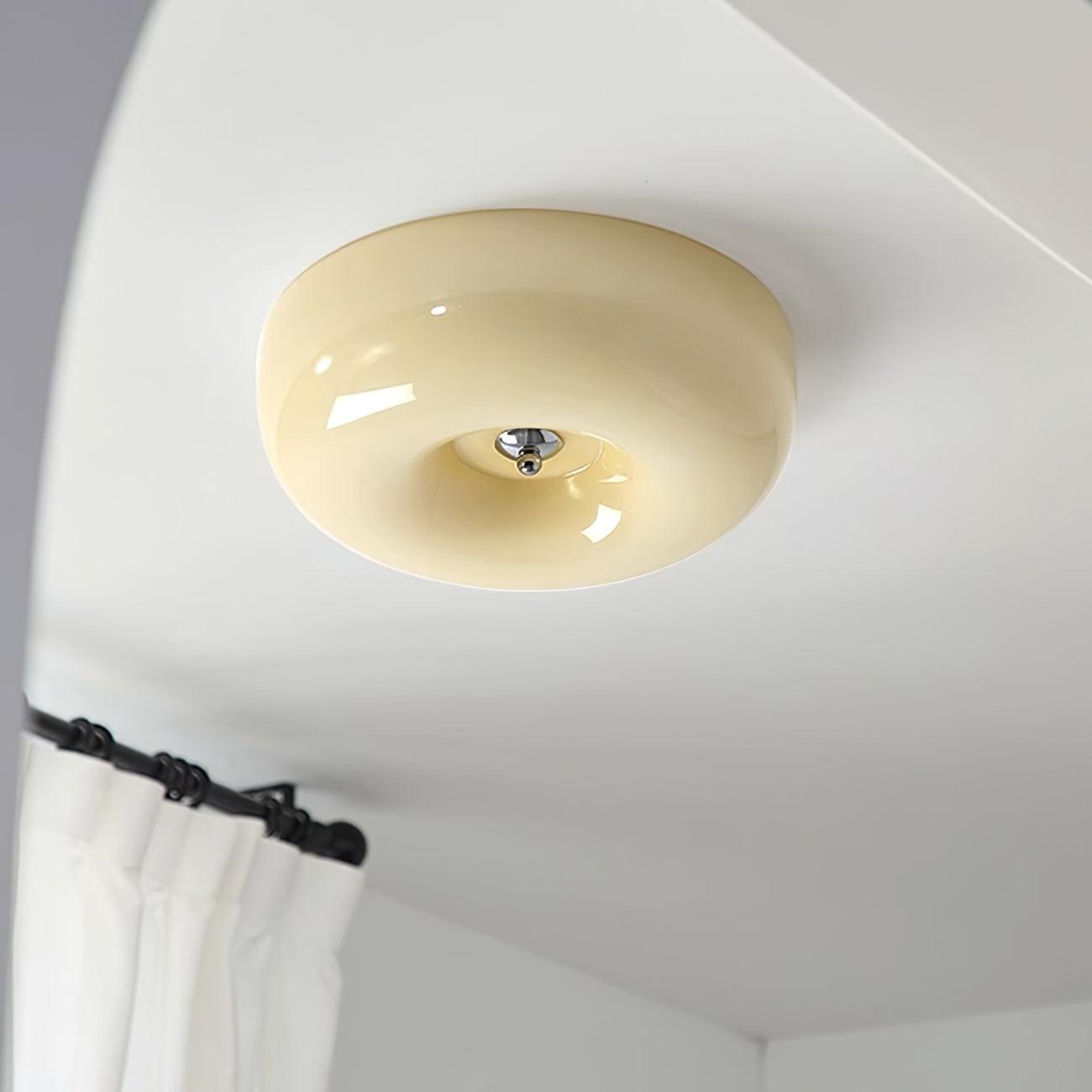 Rosemont Swirl Glass Flush Mount Ceiling Light