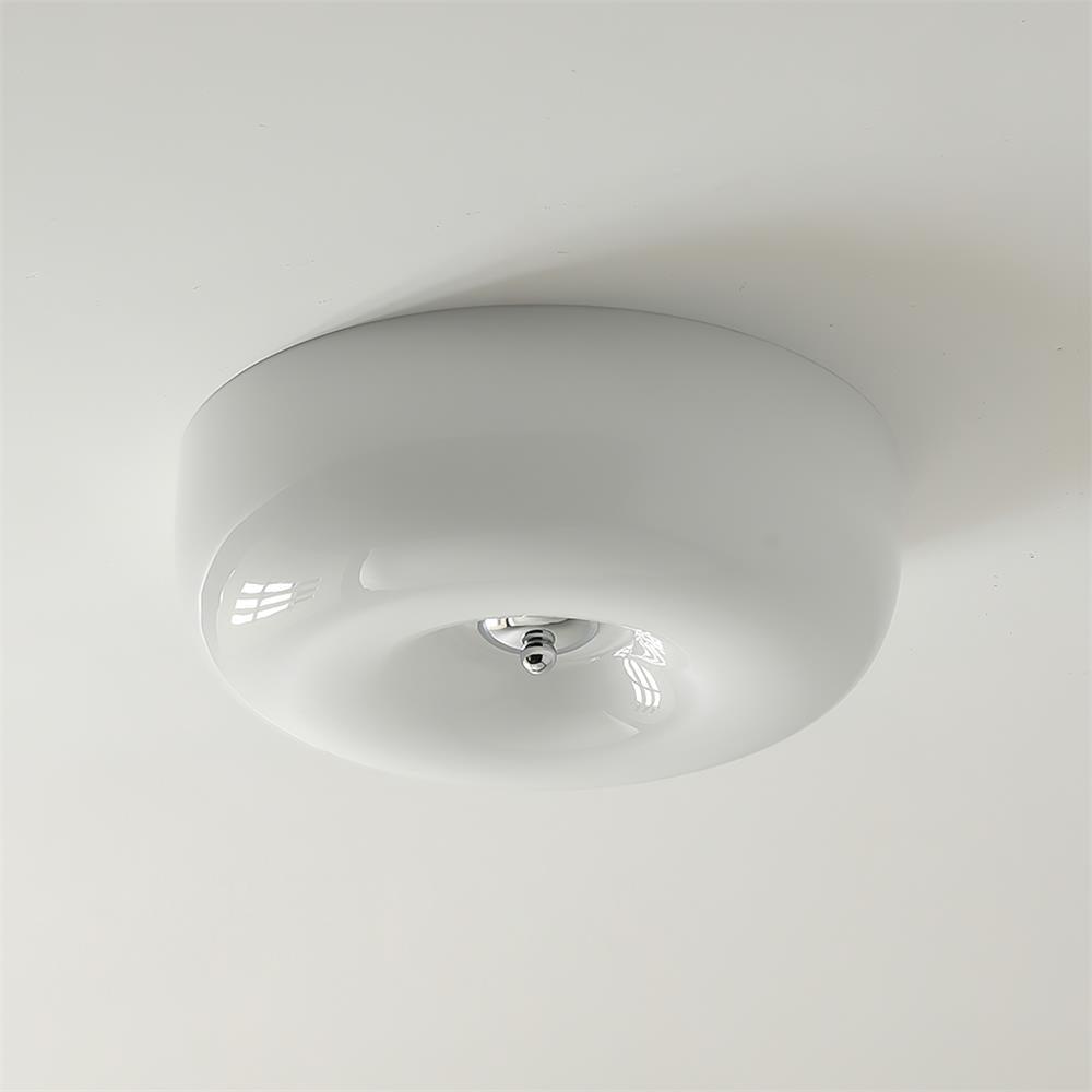 Rosemont Swirl Glass Flush Mount Ceiling Light
