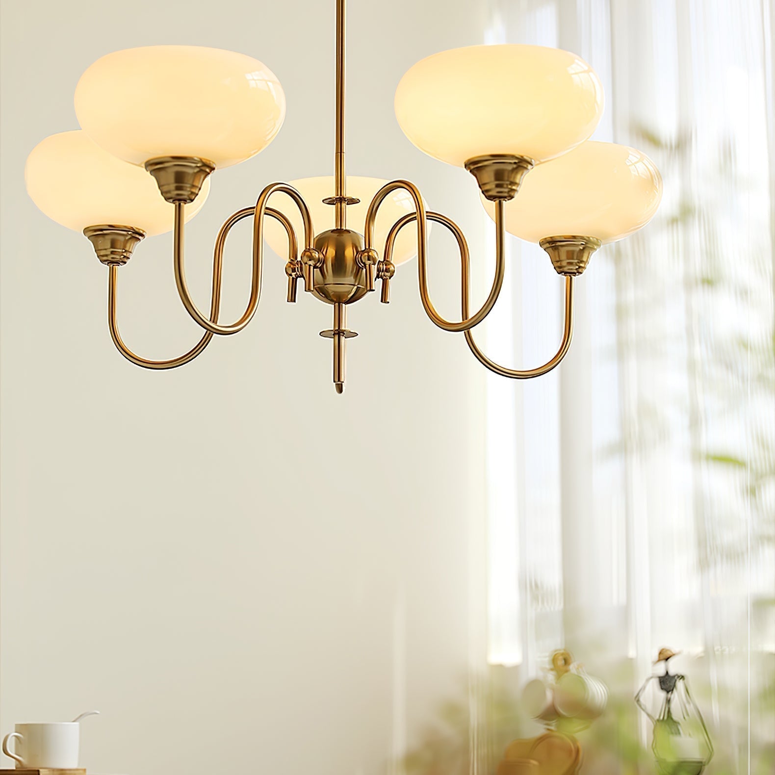 Pavenor Creamy Persimmon Chandelier