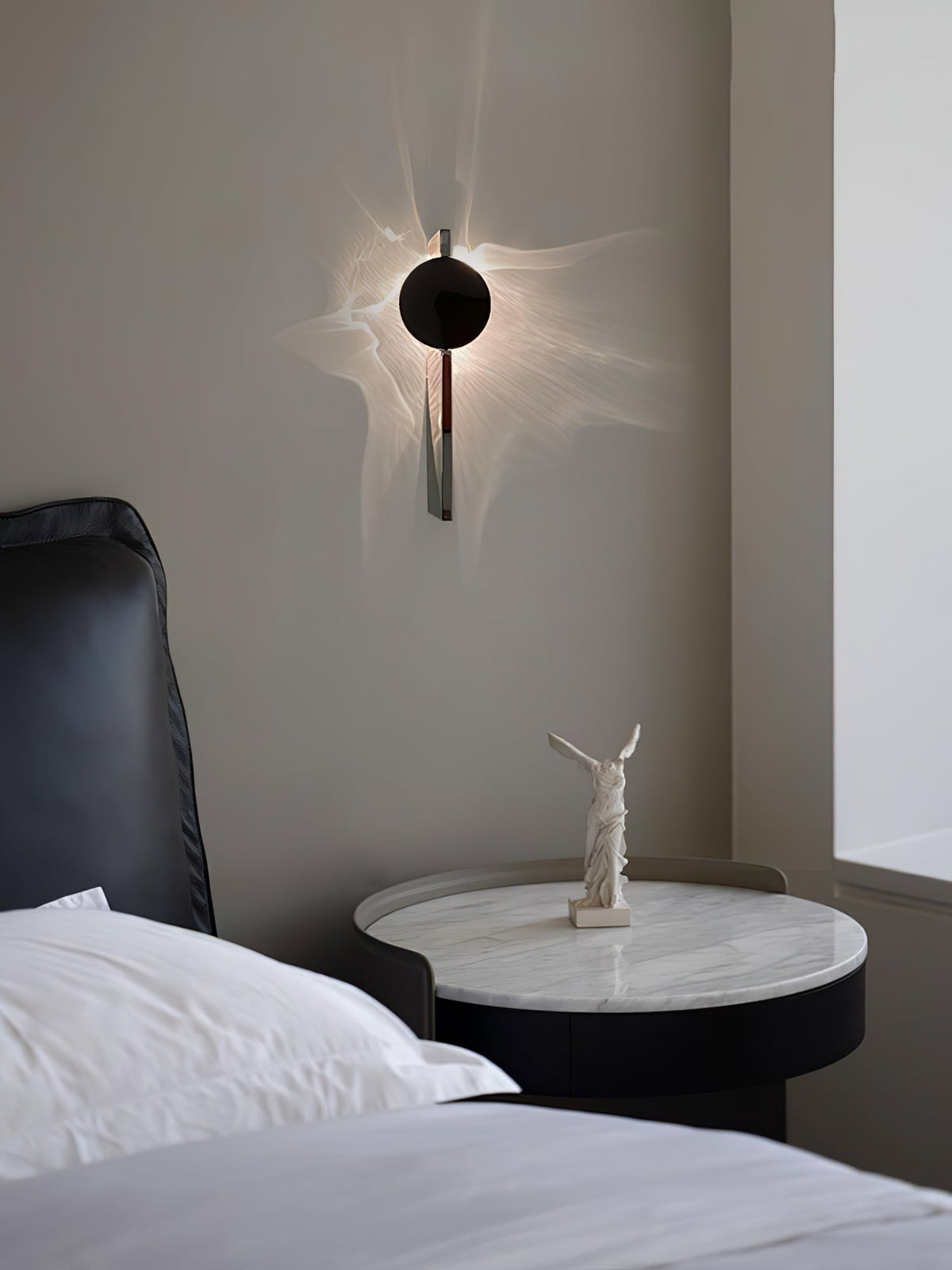 Pethr Wave Minimalist Steel Wall Lamp