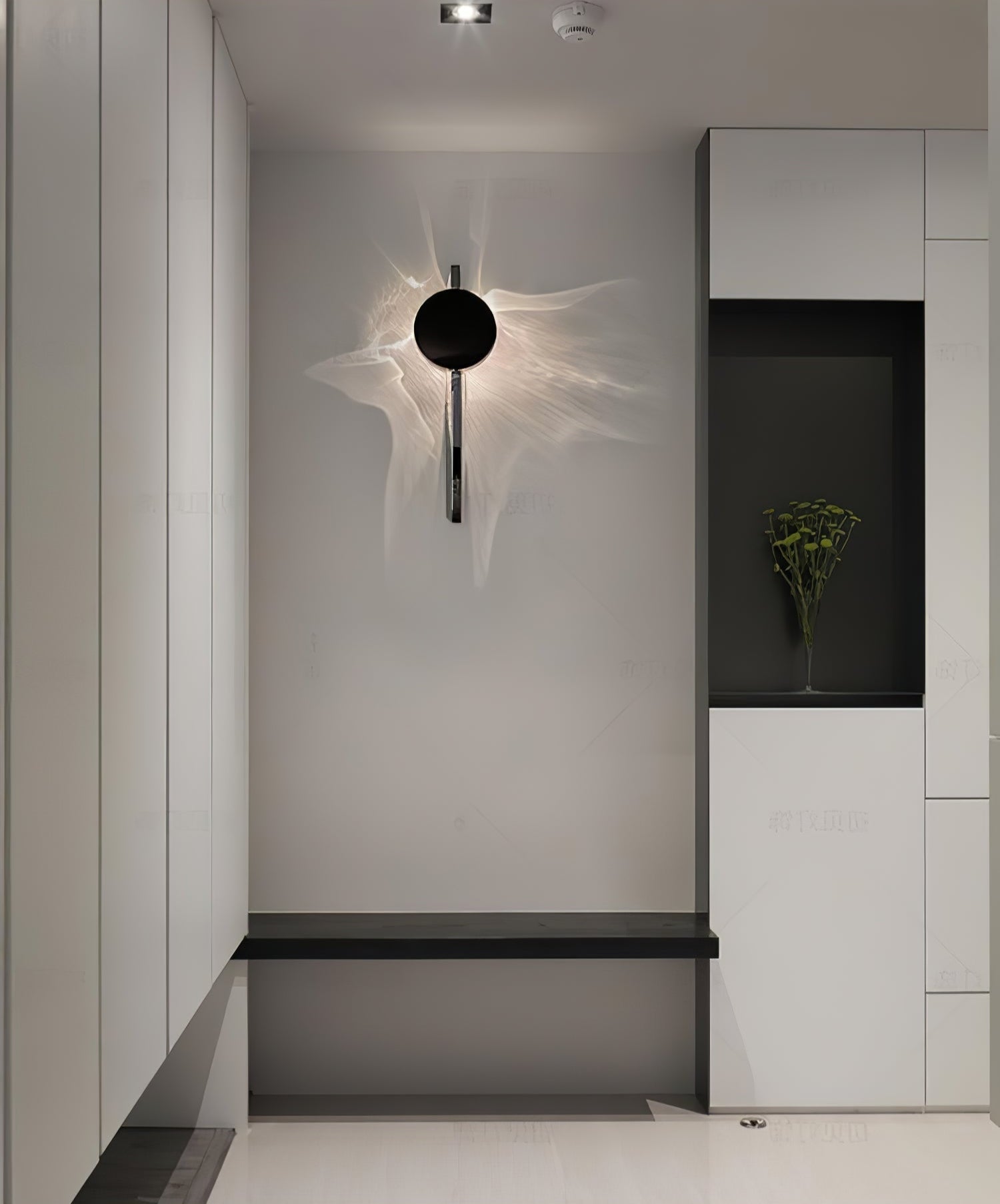 Pethr Wave Minimalist Steel Wall Lamp
