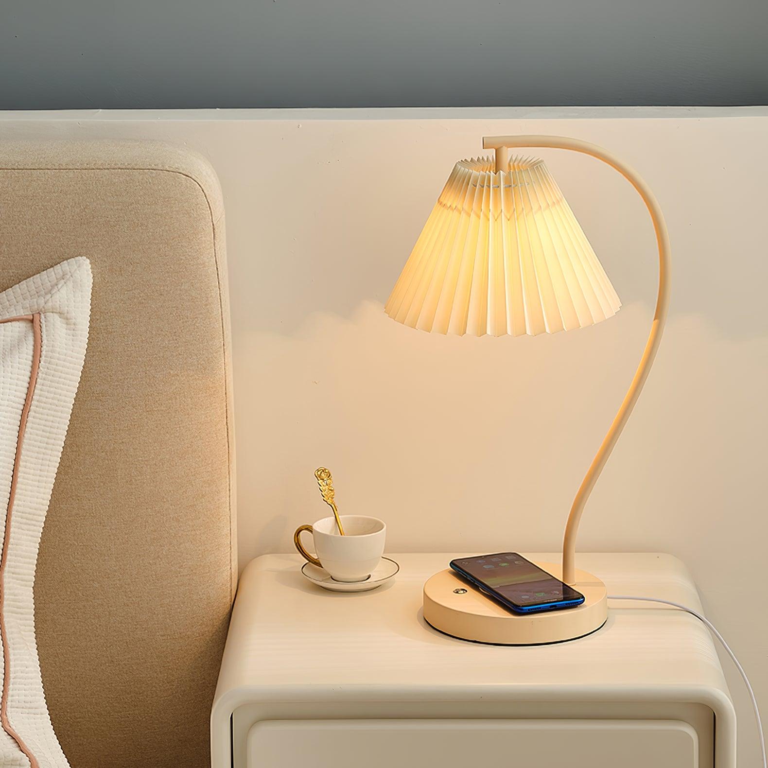 Evlaeus Minimalist Wood Desk Lamp