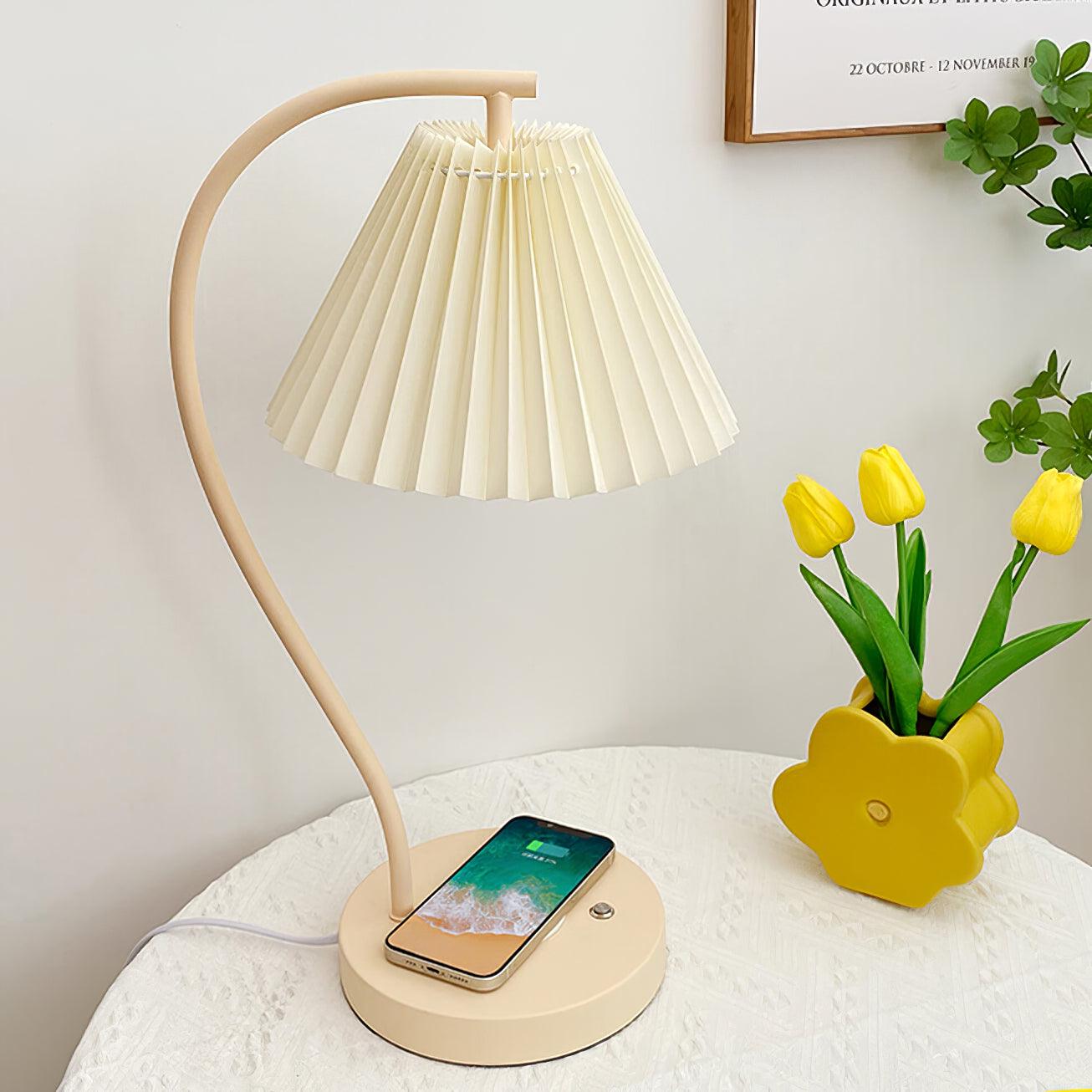 Evlaeus Minimalist Wood Desk Lamp