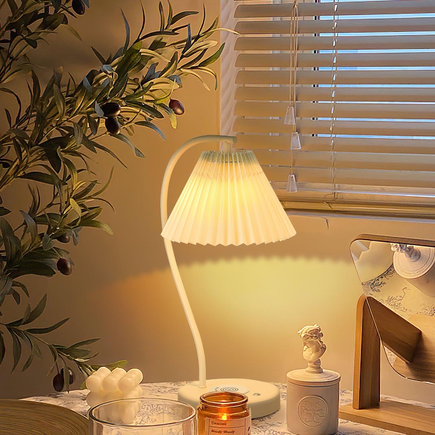 Evlaeus Minimalist Wood Desk Lamp