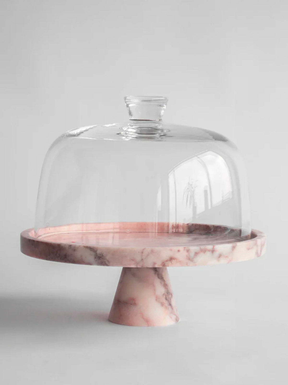 Tesk Marquina Marble Pedestal Tray