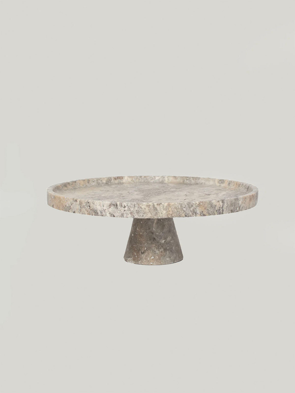 Tesk Marquina Marble Pedestal Tray