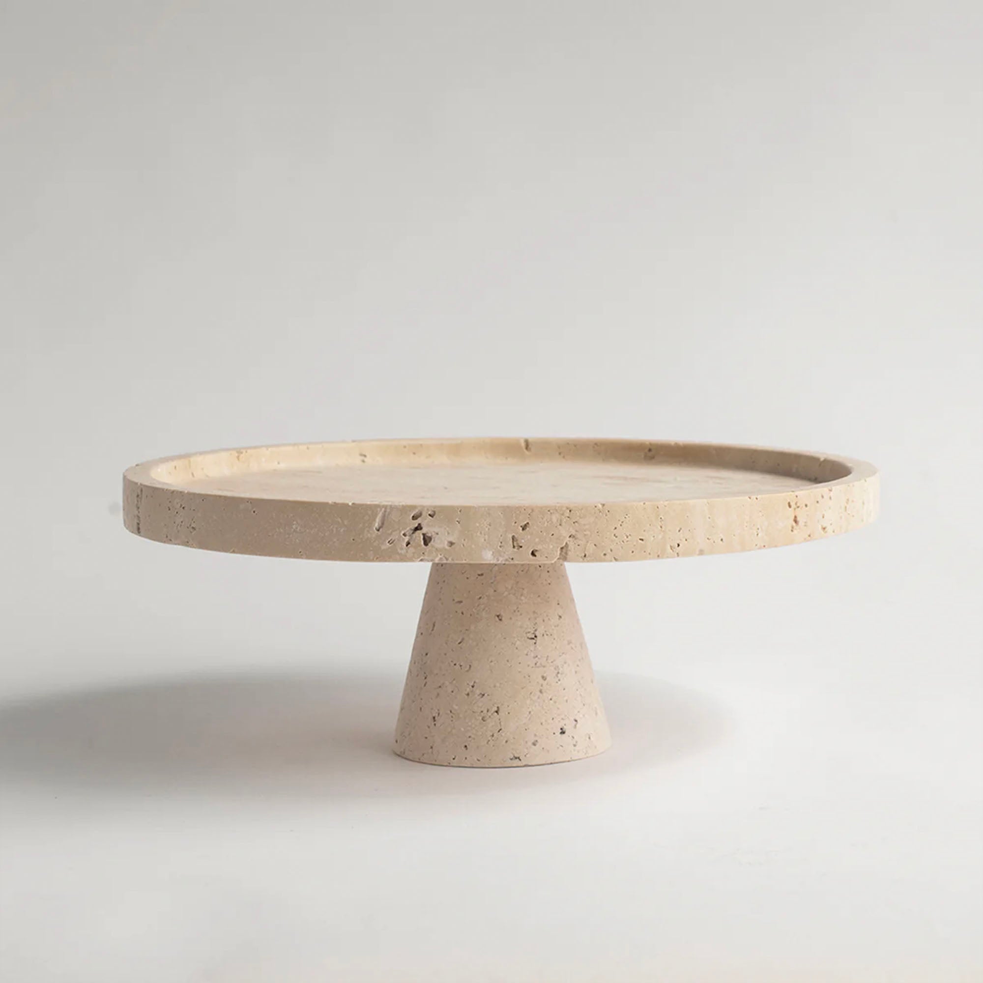 Tesk Marquina Marble Pedestal Tray