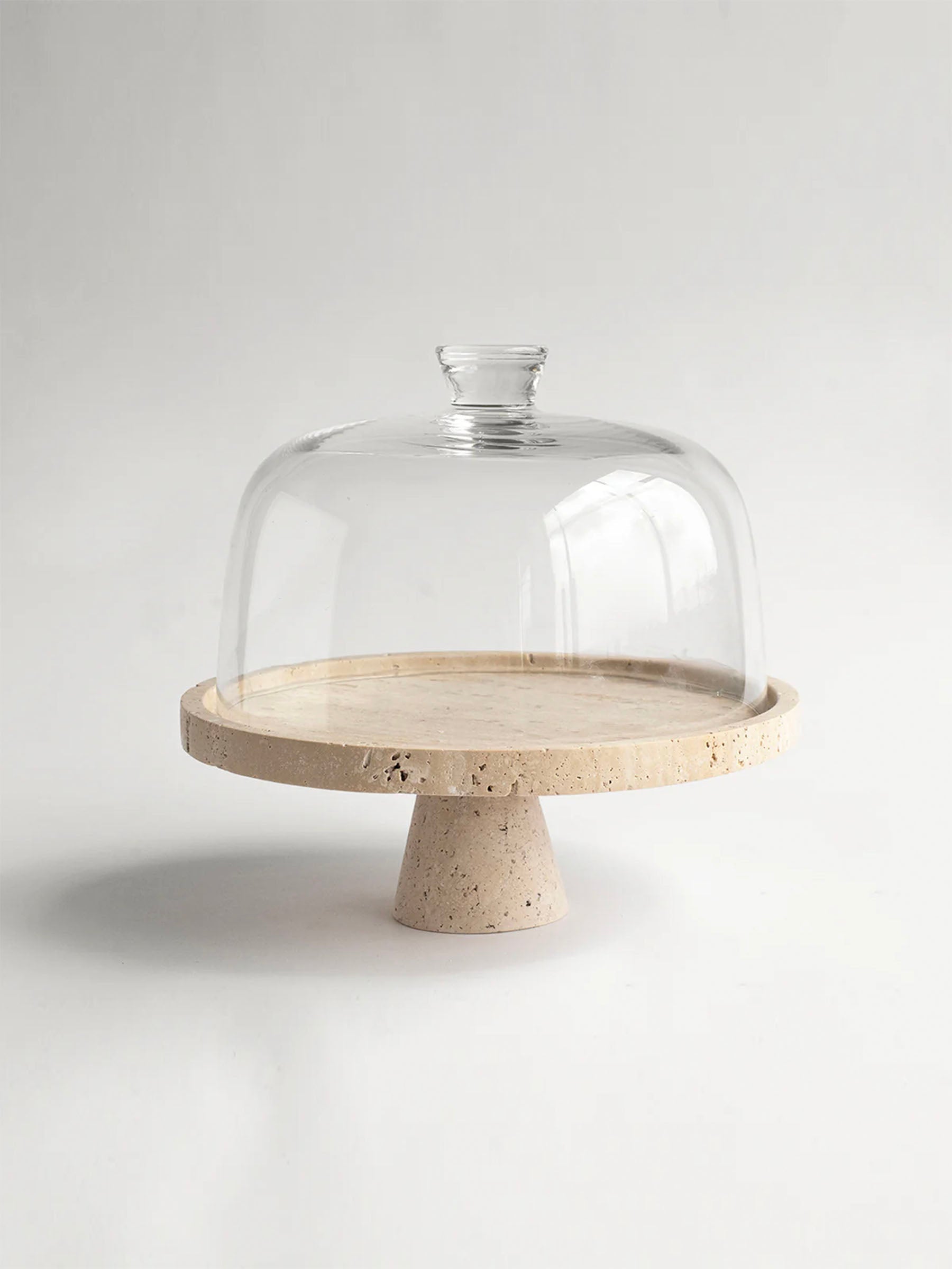Tesk Marquina Marble Pedestal Tray