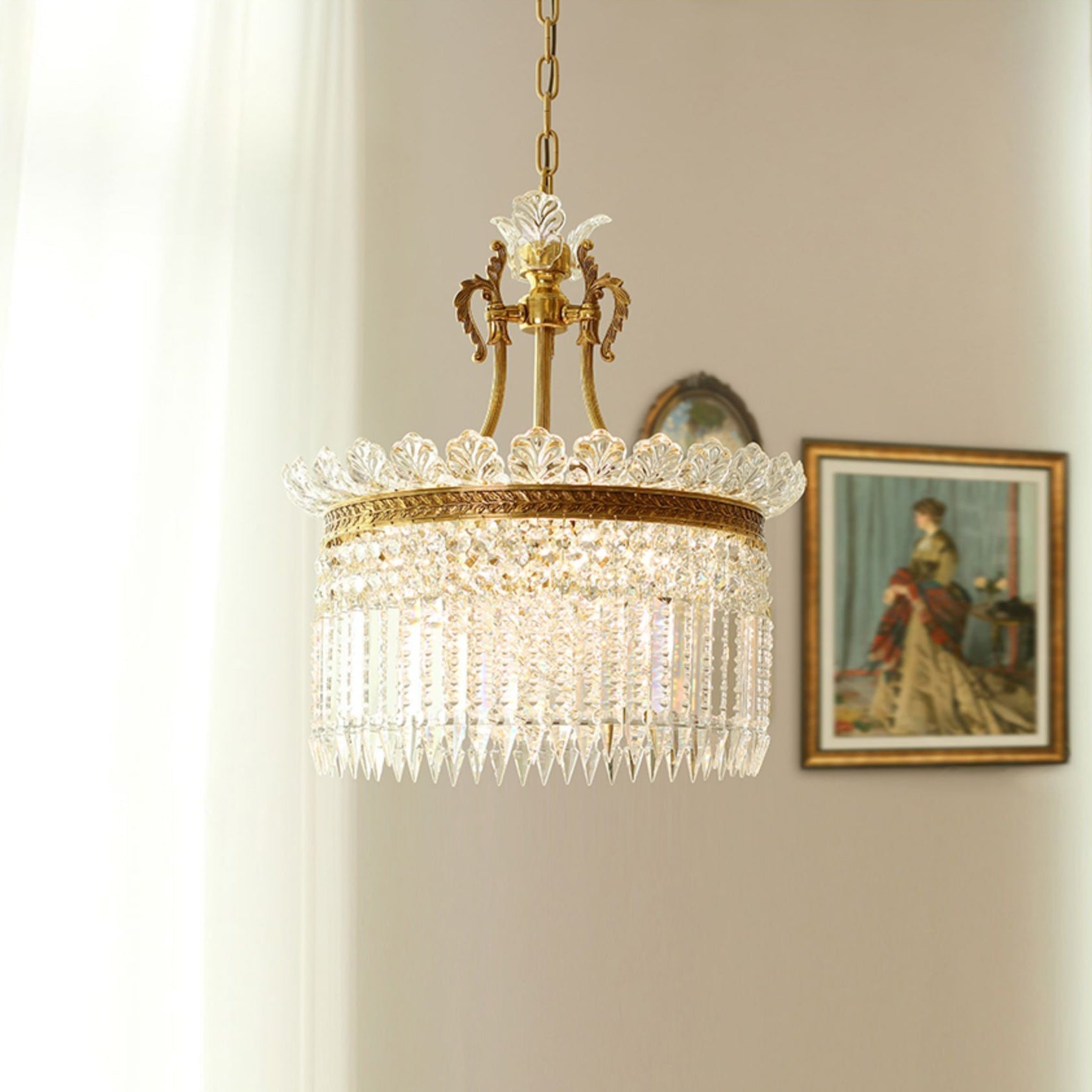 Amina French Empire Luxury Chandelier Farmhouse
