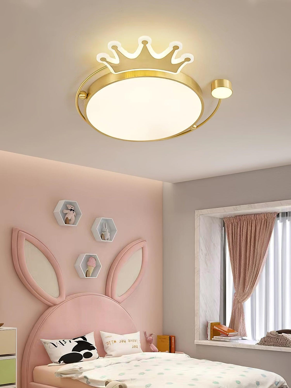 Aloror Classic Art Crown Ceiling Light