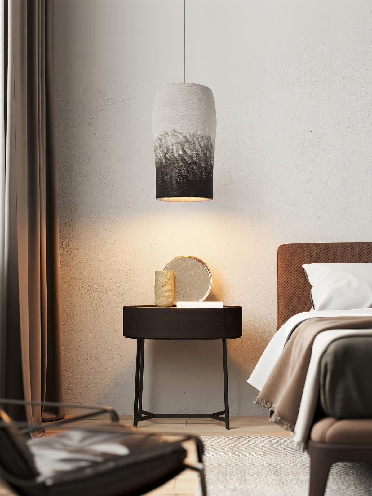Ceraeion Modern Minimalist Crust Thin Pendant Lamp