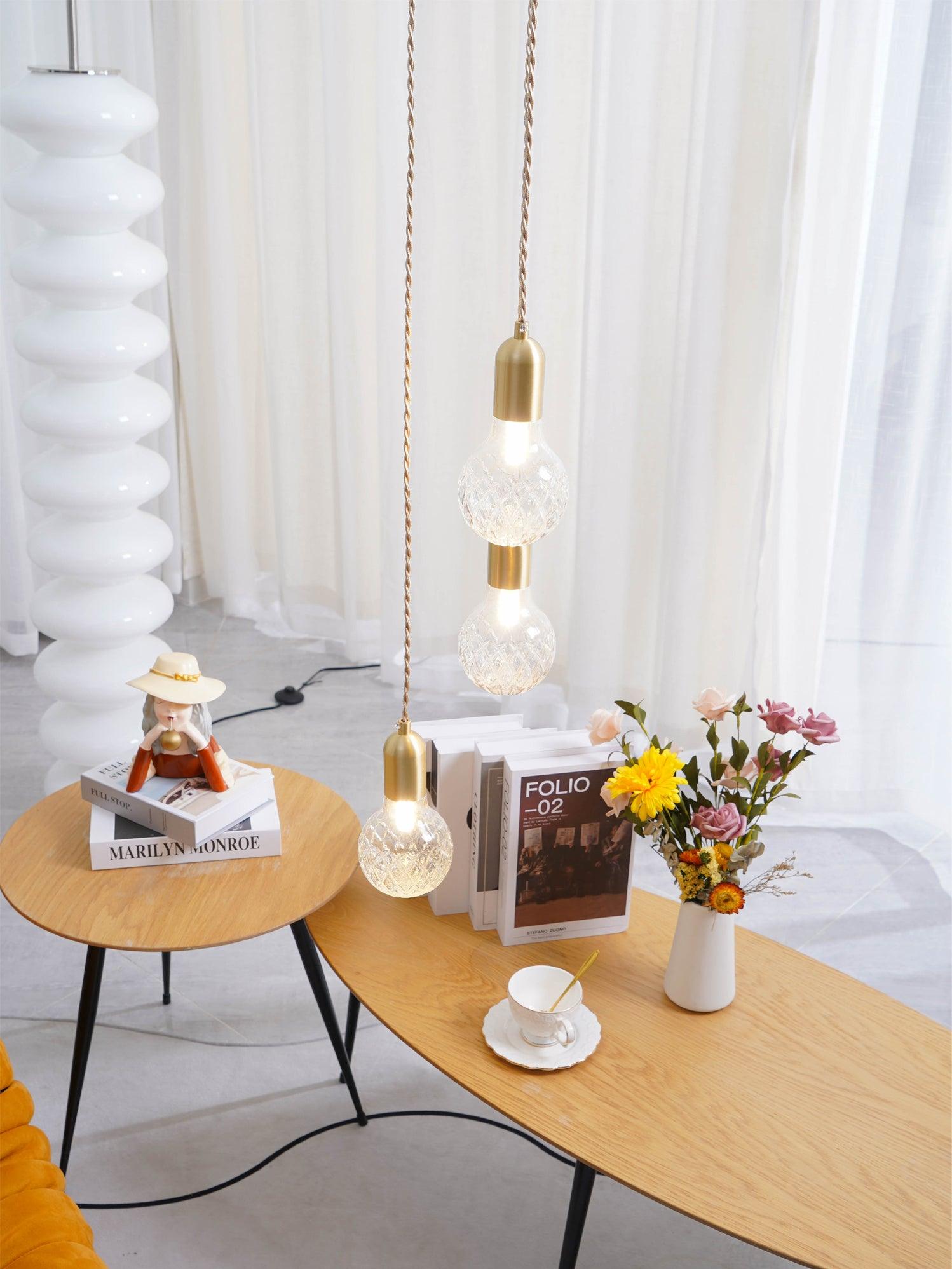 Selanielle Crystal Bulb Pendant Lamp