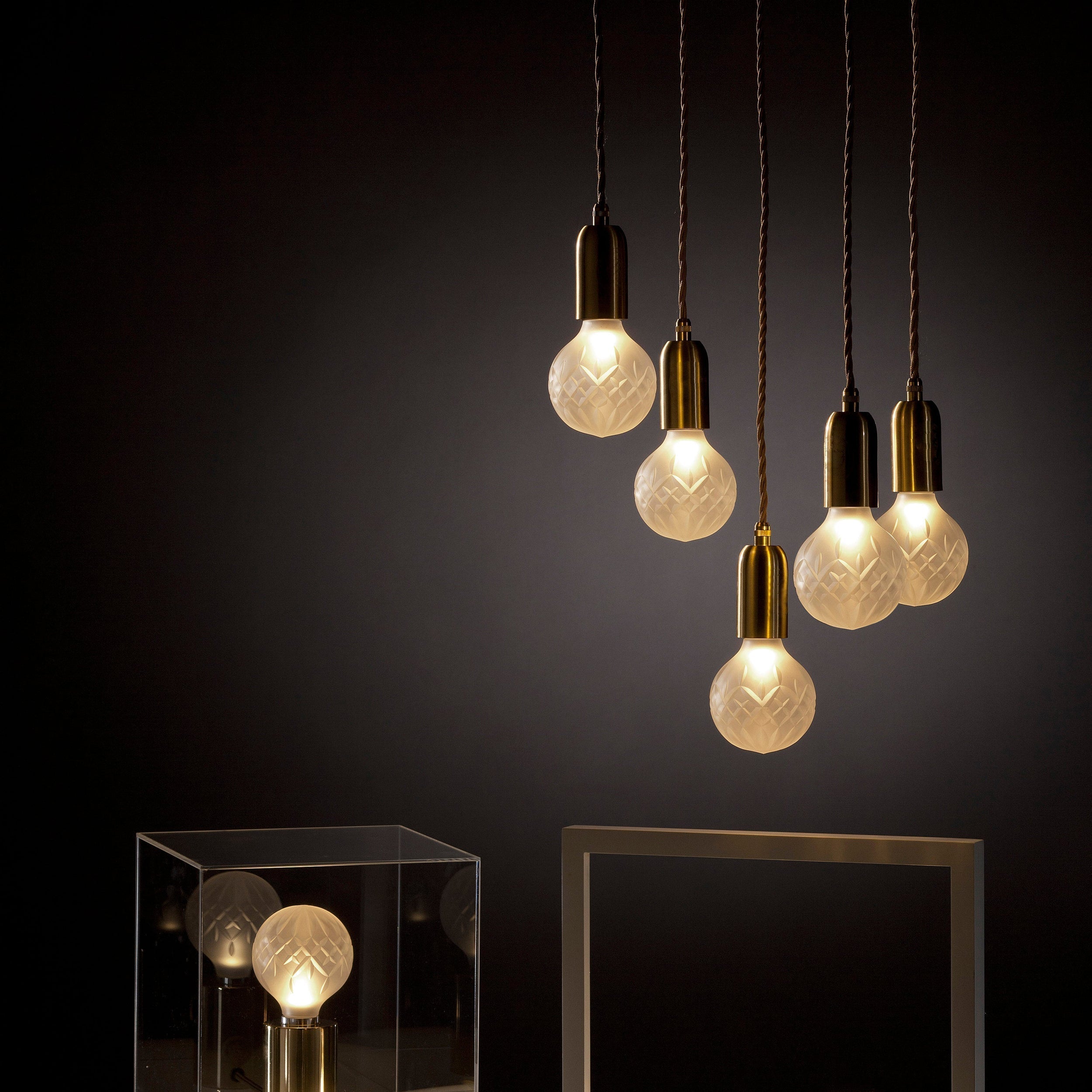 Selanielle Crystal Bulb Pendant Lamp