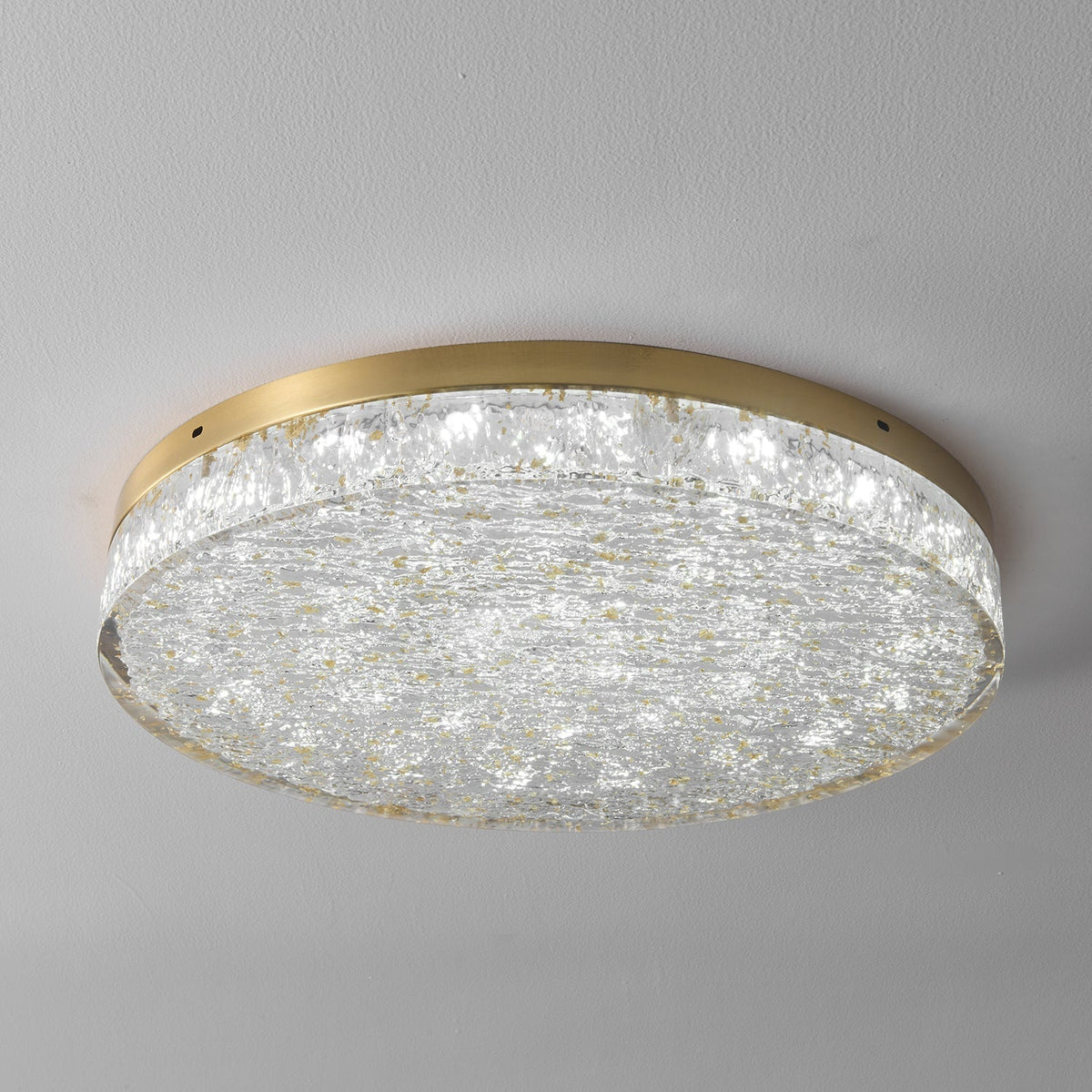 Elyelaine Postmodern Luxury Core Crystal Resin Ceiling Lamp
