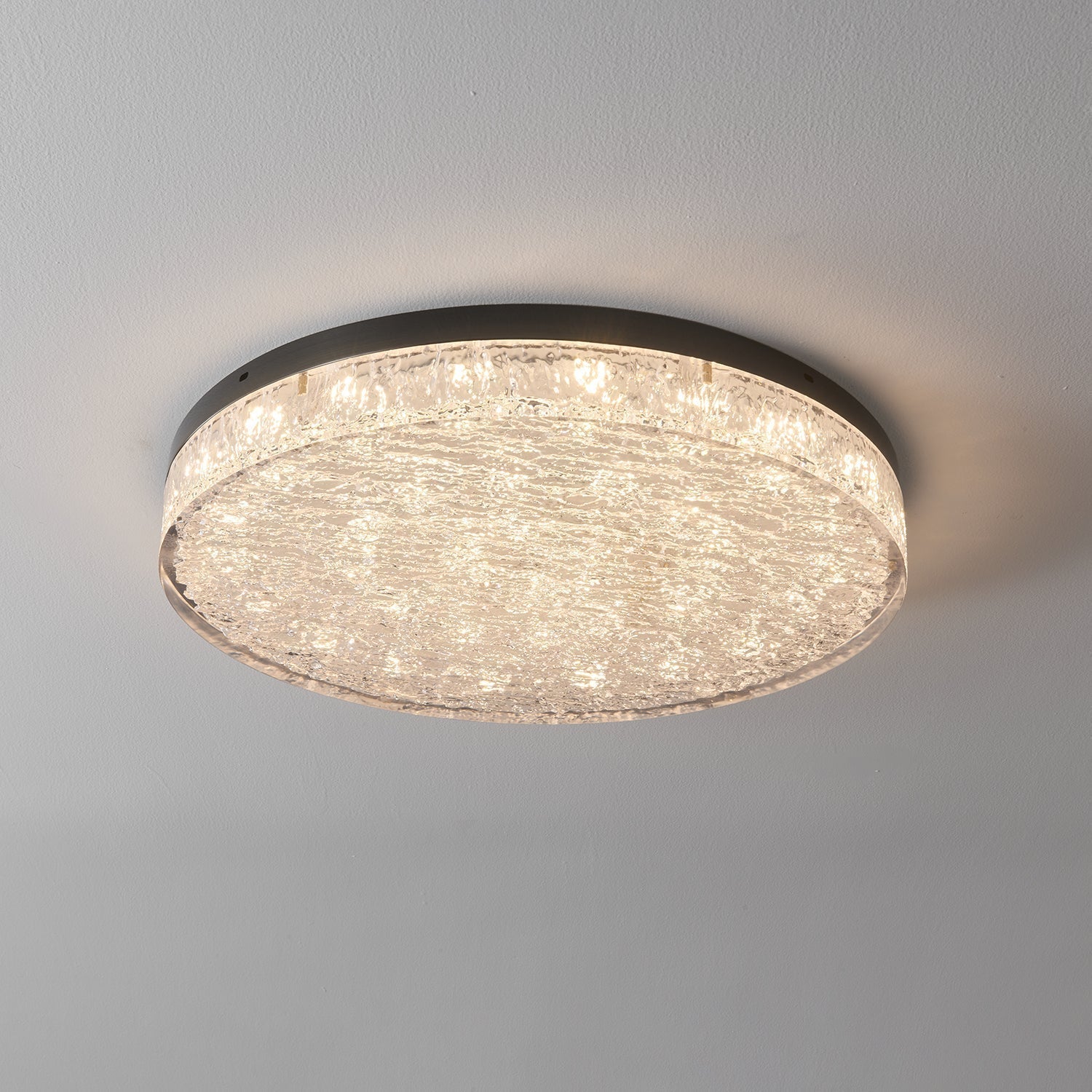 Elyelaine Postmodern Luxury Core Crystal Resin Ceiling Lamp