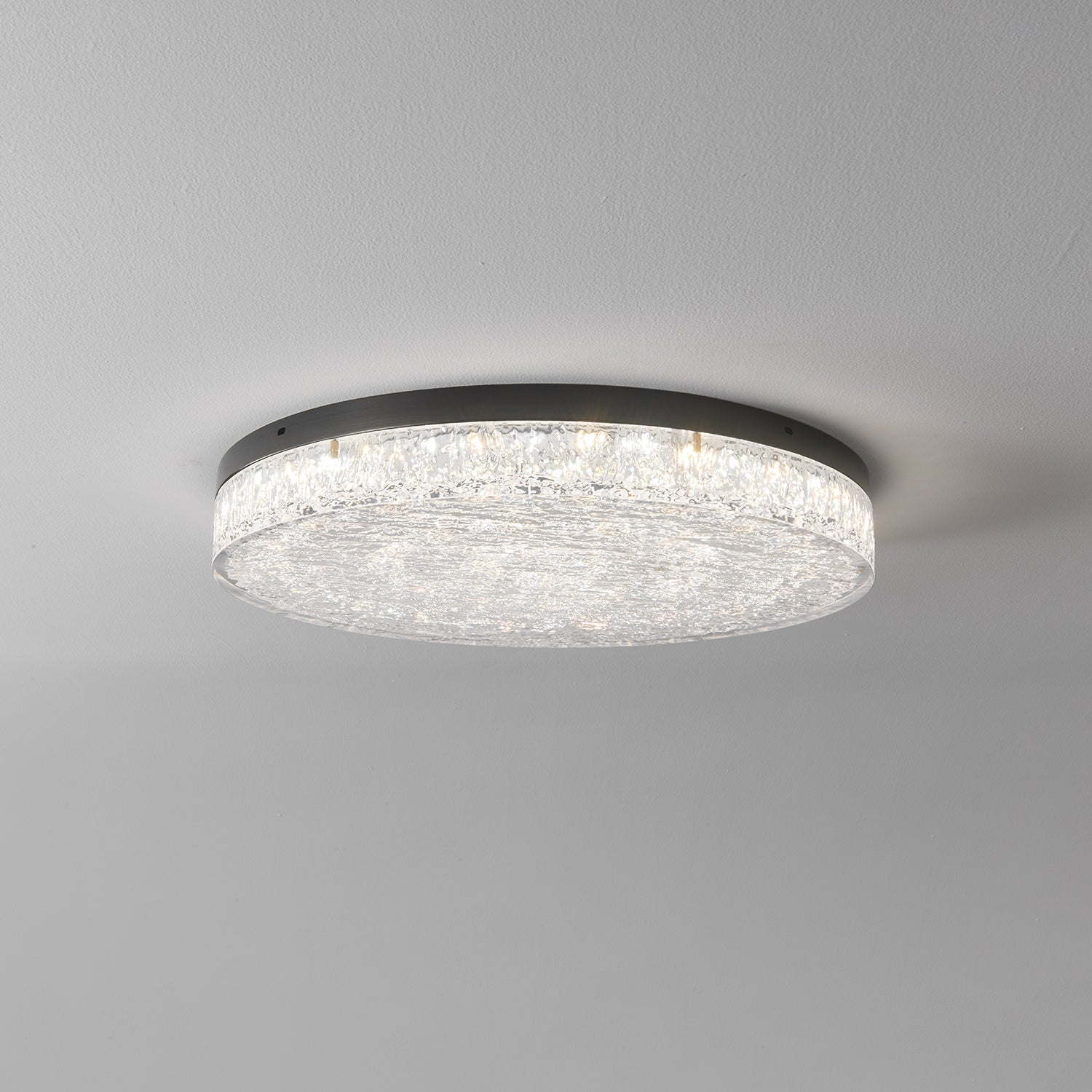 Elyelaine Postmodern Luxury Core Crystal Resin Ceiling Lamp
