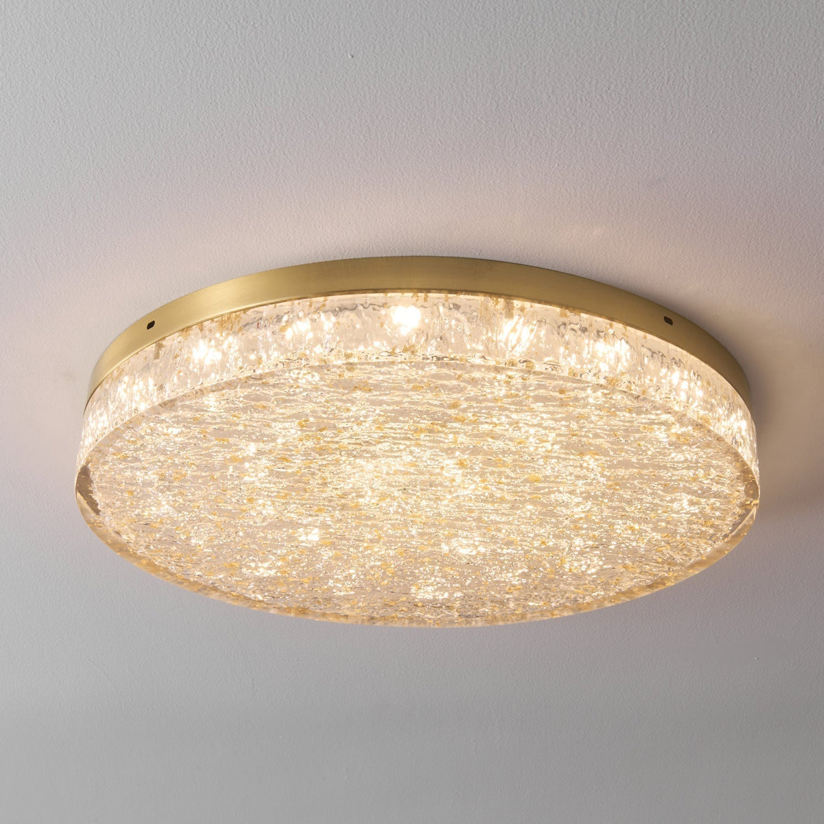 Elyelaine Postmodern Luxury Core Crystal Resin Ceiling Lamp